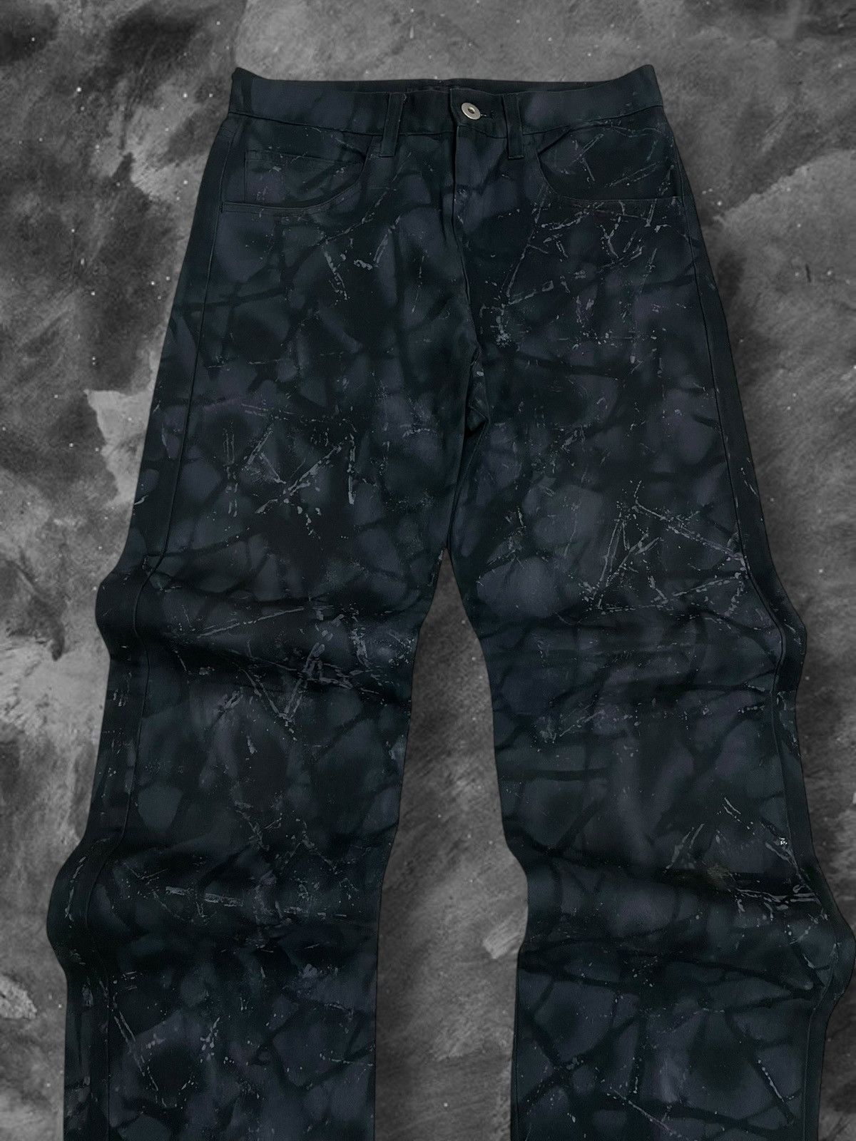 Japanese Brand Vintage 1990s Designer Japan In The Attic Dark Evil Pant Size US 26 / EU 42 - 7 Thumbnail