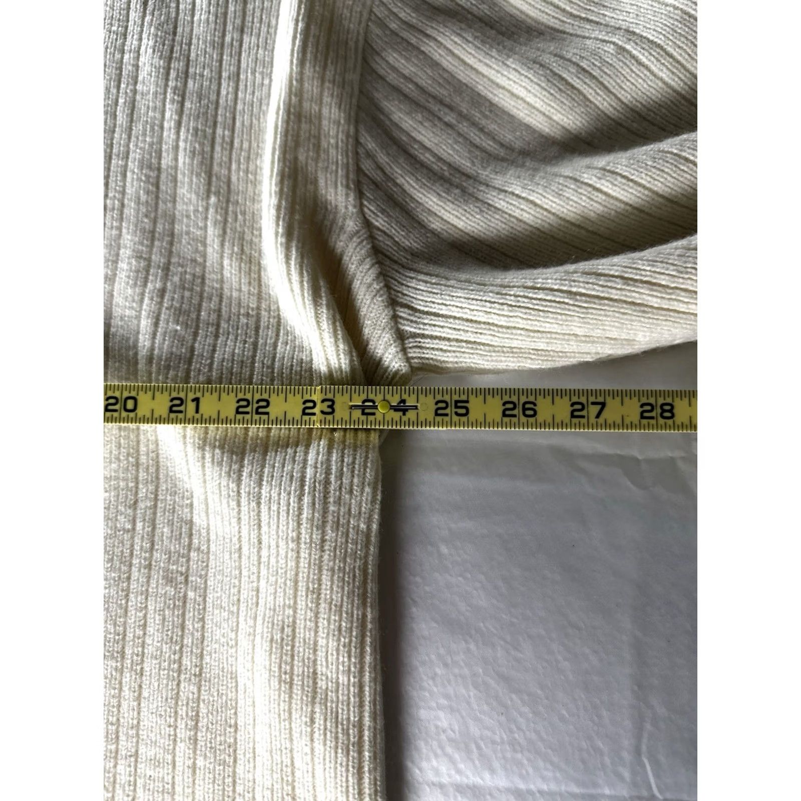Southpole VTG South Pole Mens XL Sweater Ribbed Mock Neck Knit Cream Ivory Logo Vintage Pullover Winter Fall Clothing Size US XL / EU 56 / 4 - 7 Thumbnail