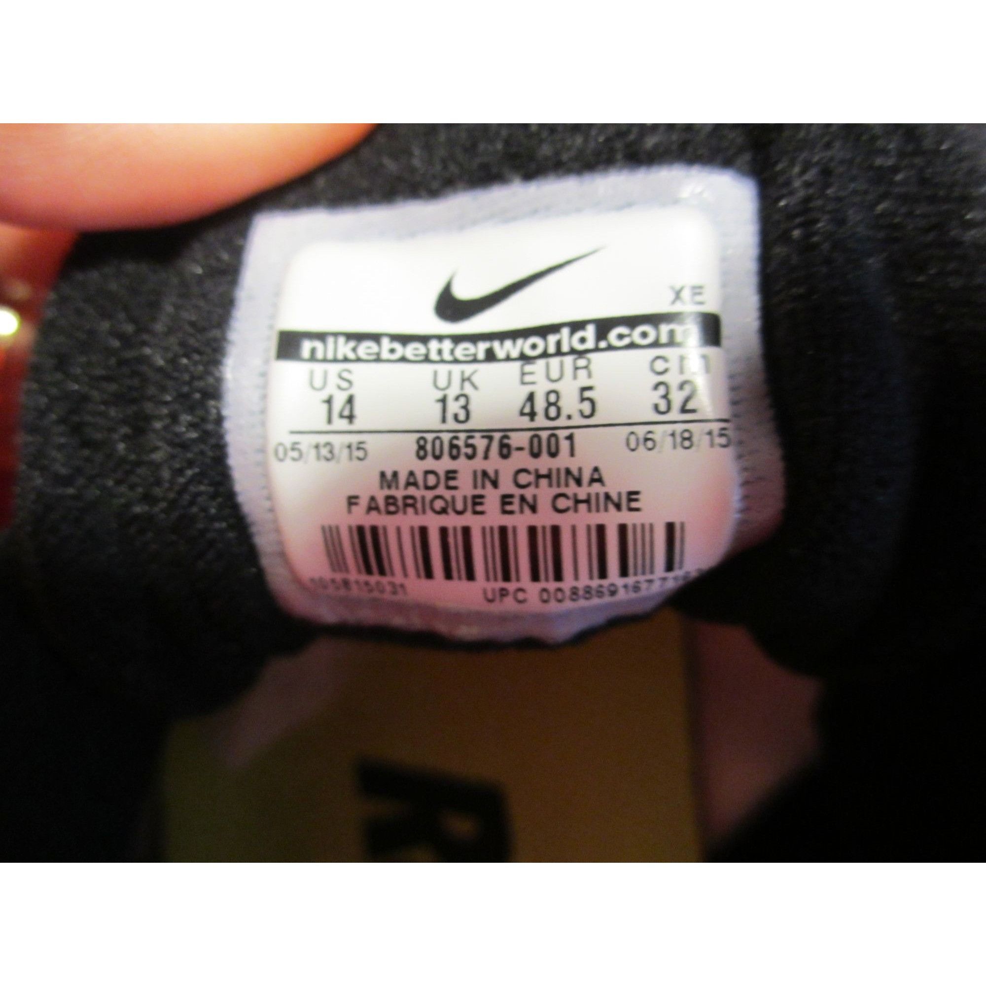 Nike NIKE Z00M PEGASUS MENS BLACK TENNIS SHOES SIZE 14 Size US 14 / EU 47 - 7 Thumbnail