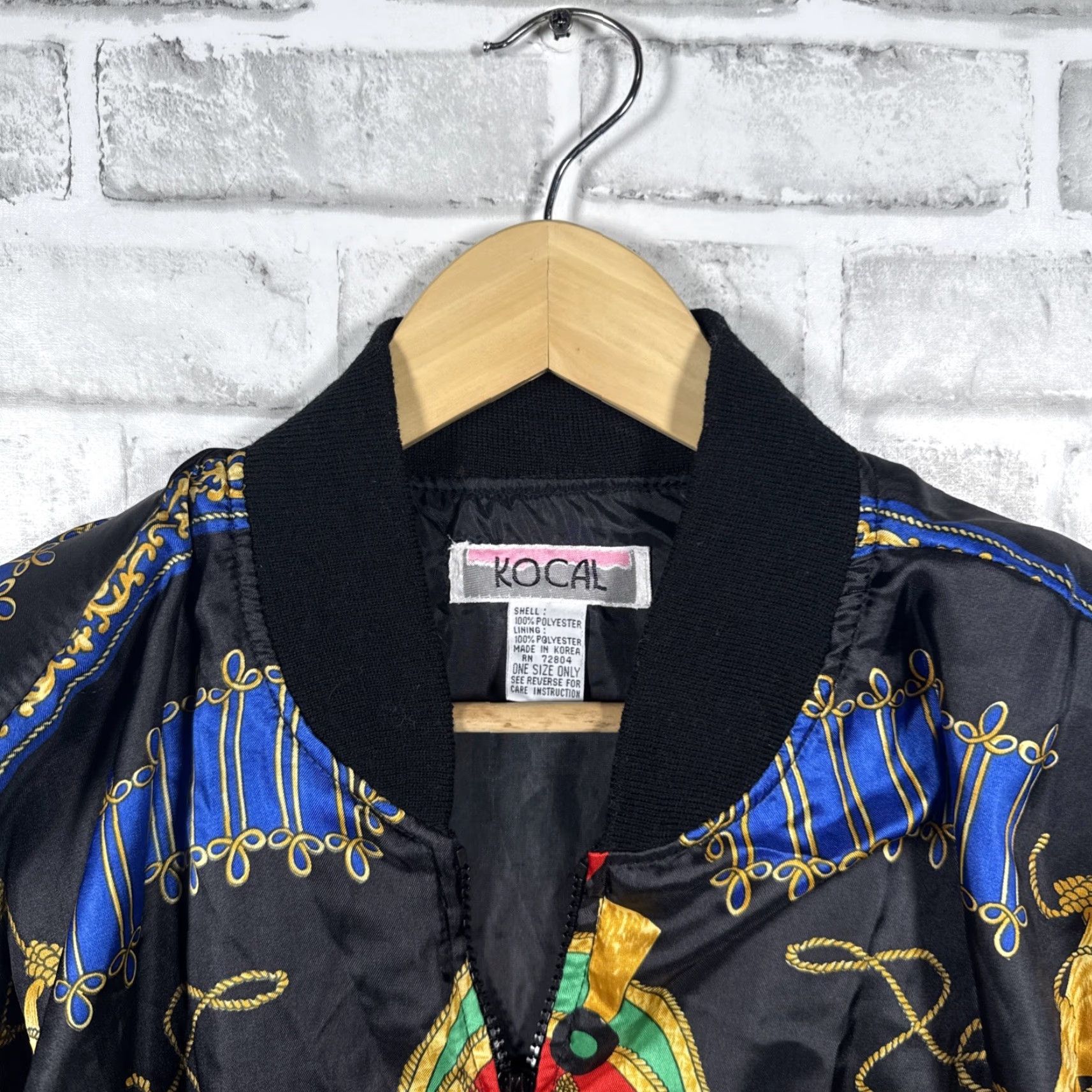 Vintage VTG Kocal Womens One Size Full Zip Polyester Jacket Size ONE SIZE - 2 Thumbnail