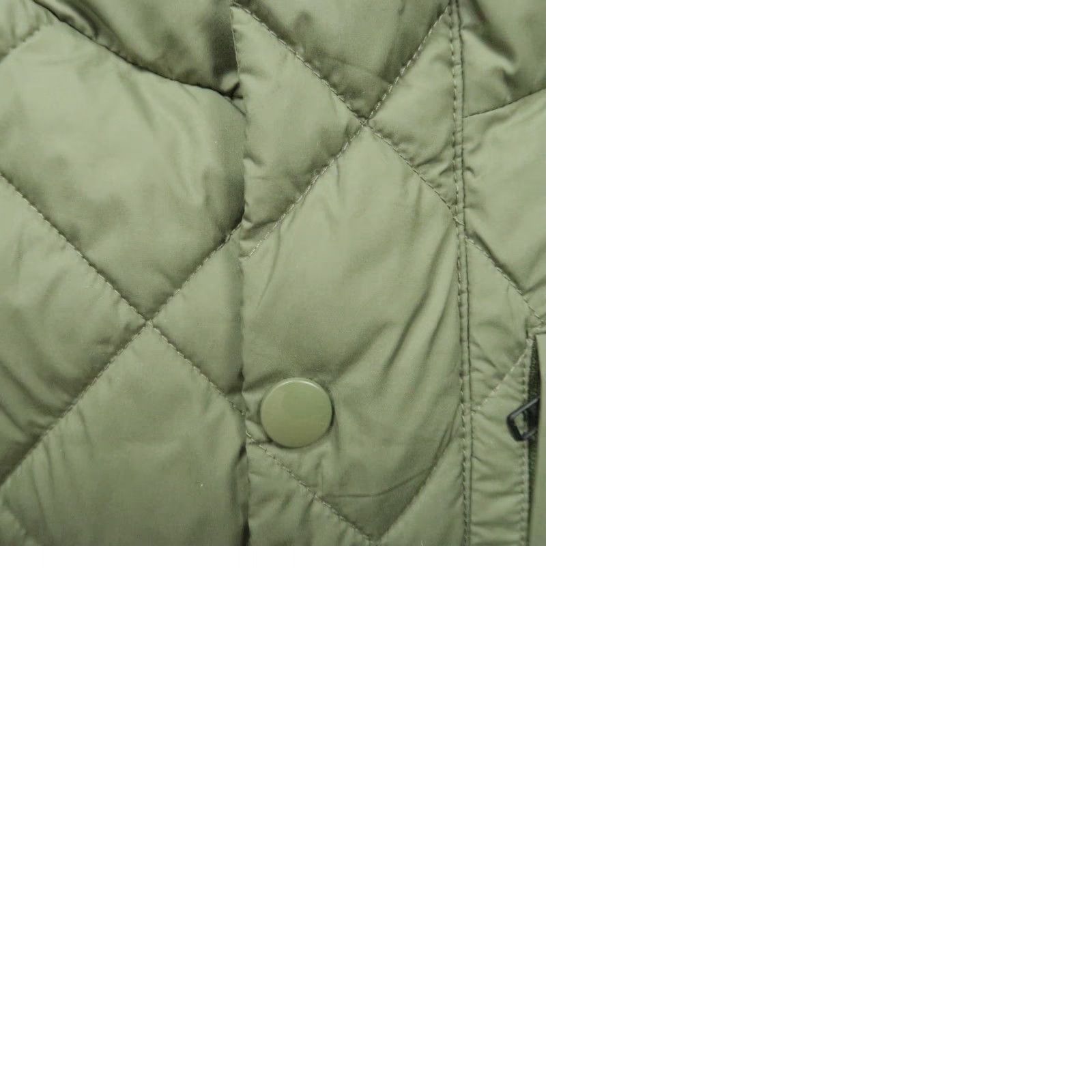 Mizzen+Main Mizzen+Main Jacket Mens M Green Quilted Puffer Full Zip Snap Mid-Length Stand-Up Collar Winter Fall Spring Size US M / EU 48-50 / 2 - 9 Thumbnail