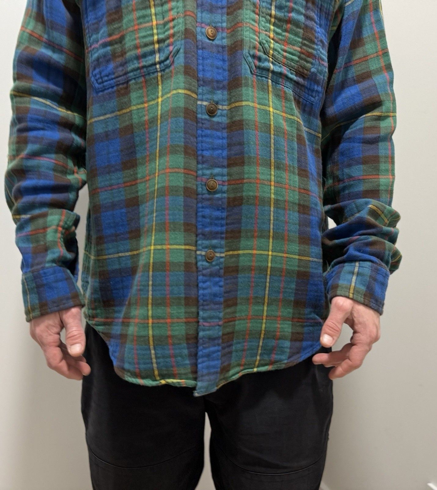 Polo Ralph Lauren DDP Polo Ralph Lauren Mens Shirt Flannel Plaid Warm Cozy Size US L / EU 52-54 / 3 - 5 Thumbnail