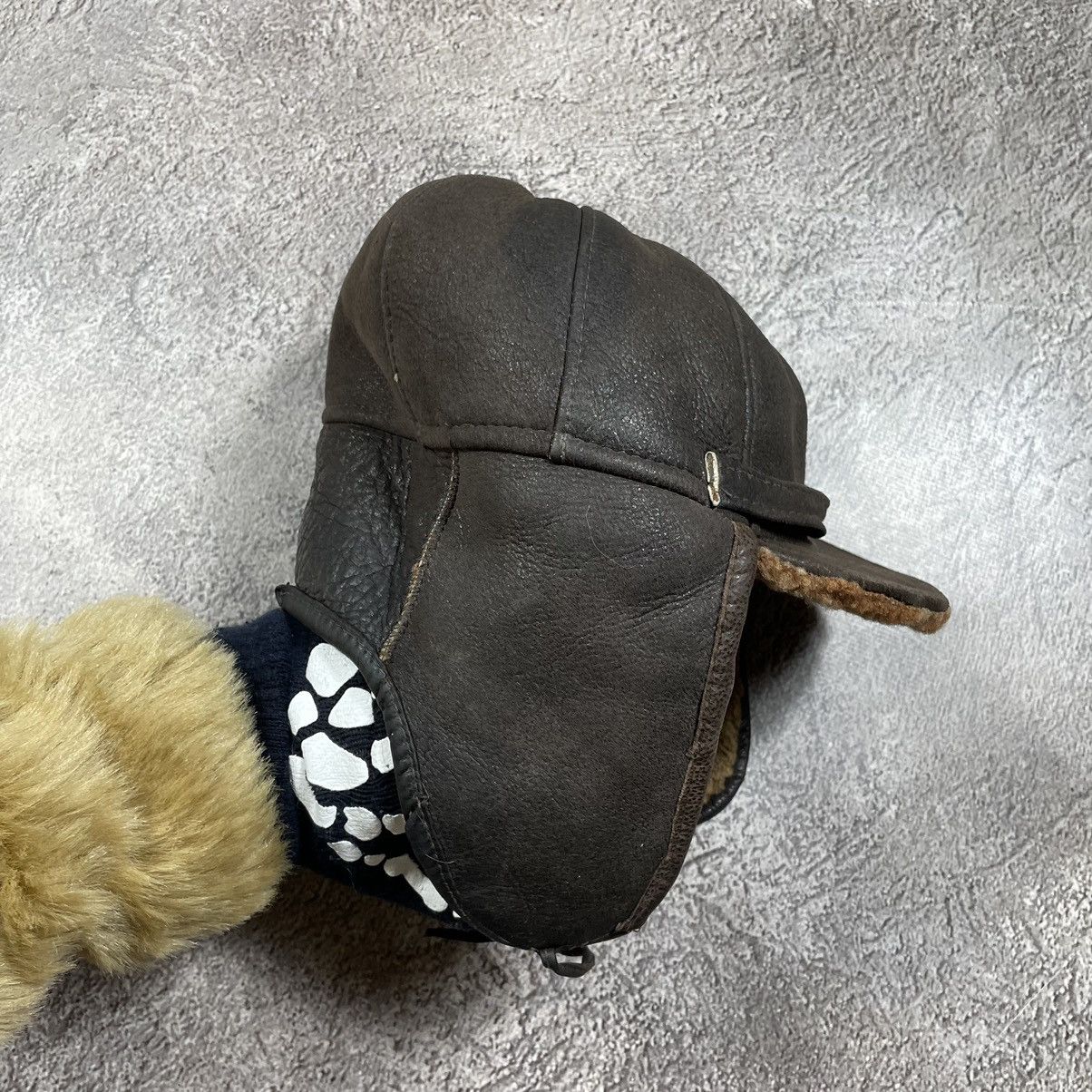 Vintage Vintage 90s Mohair Ushanka Hat Grunge Streetwear Black OS Size ONE SIZE - 4 Thumbnail