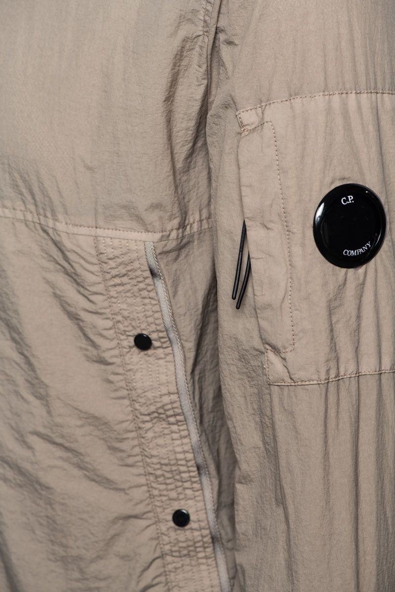 C.P. Company o1y1224 Logo Turtleneck Jacket in Beige Size US XS / EU 42 / 0 - 3 Thumbnail