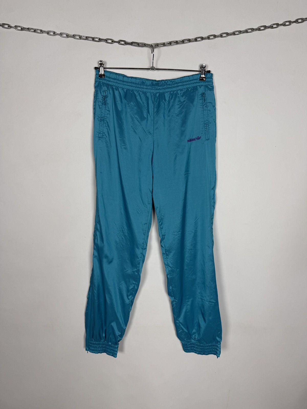 Adidas Vintage 90s Adidas Track Nylon Pants Retro Streetwear XS Size US 30 / EU 46 - 1 Thumbnail