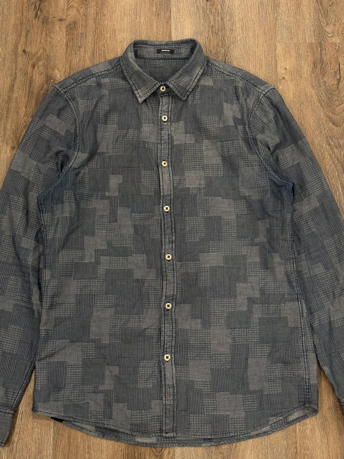DENHAM DENHAM denim patchwork shirt Size US L / EU 52-54 / 3 - 17 Thumbnail
