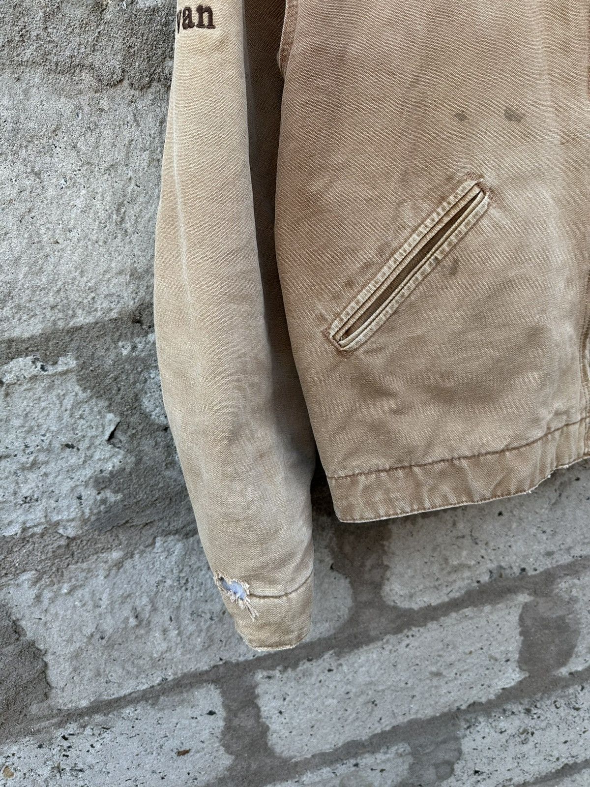 Carhartt × Vintage Vintage Carhartt Detroit Jacket J97 BRN Size US L / EU 52-54 / 3 - 4 Thumbnail