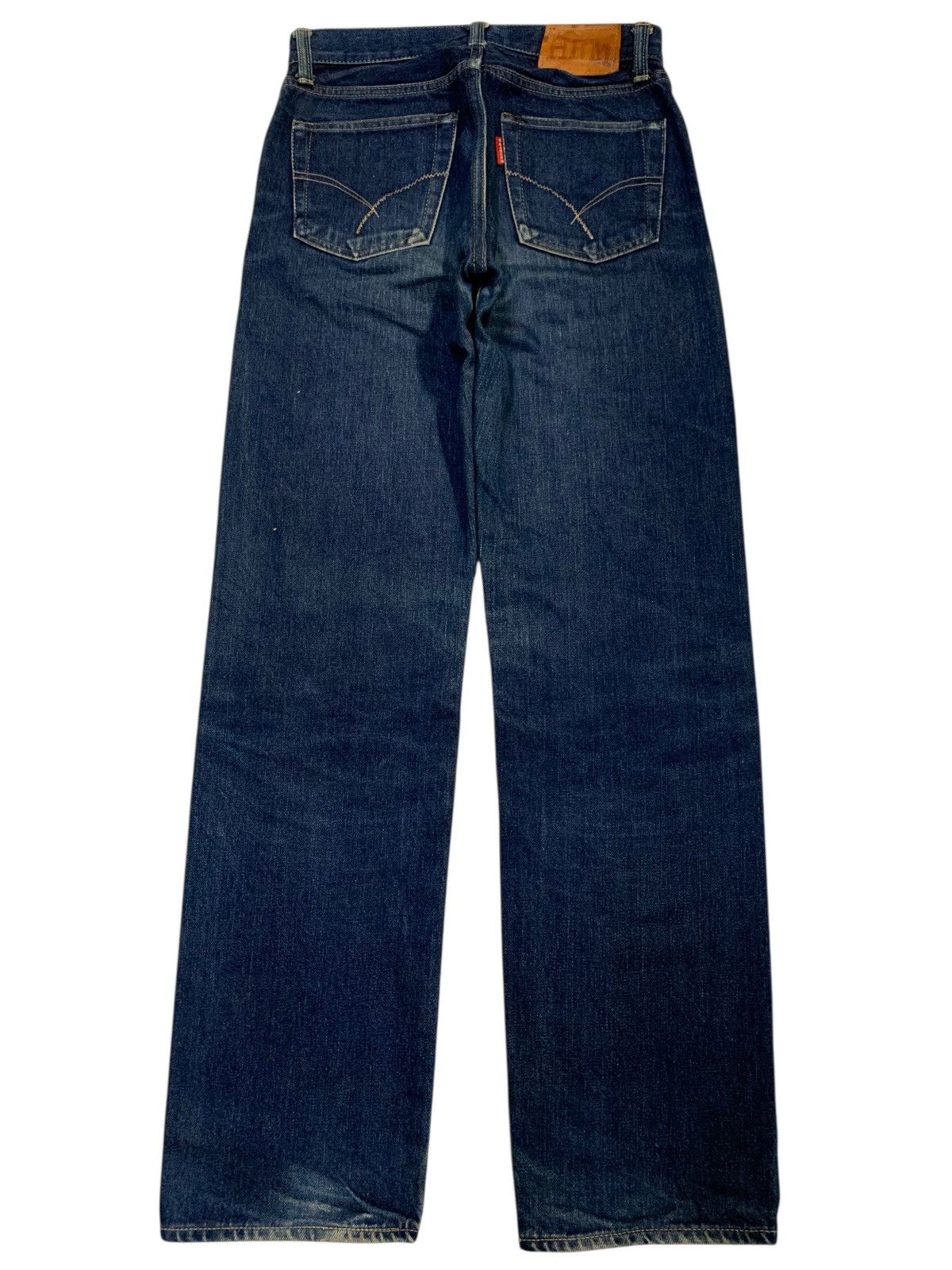 Kapital Vintage Hr Market Selvedge Button fly Faded Distressed Denim Size US 27 - 2 Thumbnail