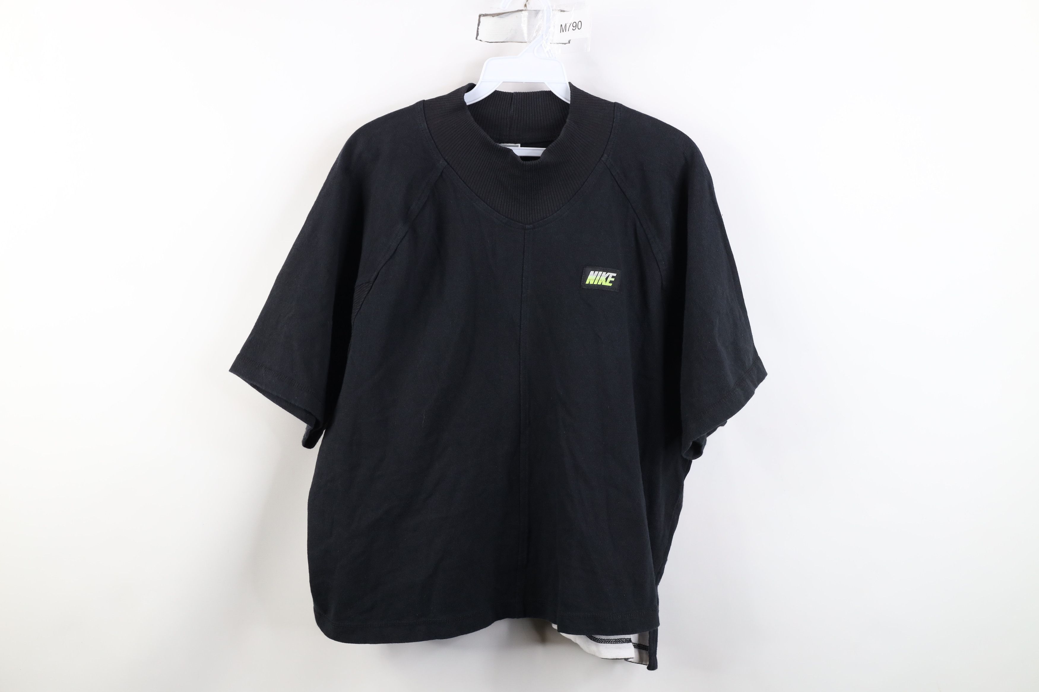 Nike Vintage 80s Nike Spell Out Boxy Oversized Ribbed T-Shirt USA Size M / US 6-8 / IT 42-44 - 1 Thumbnail