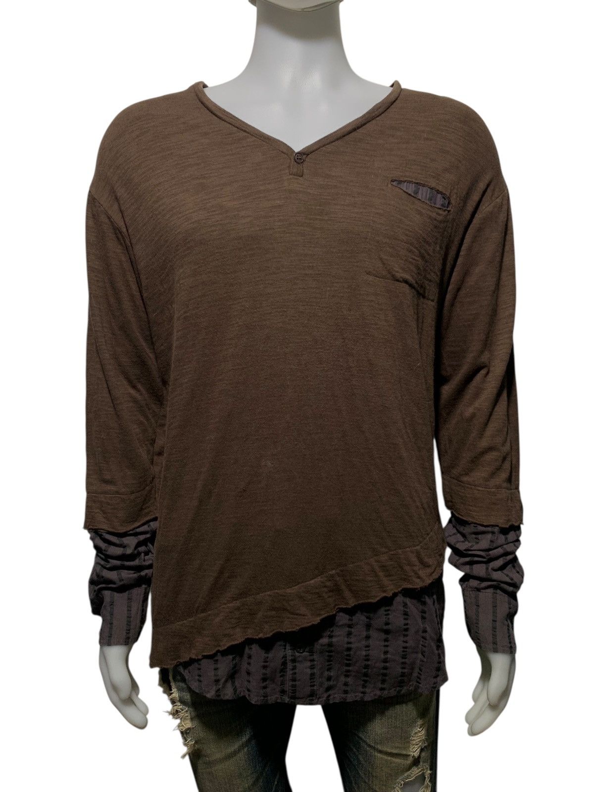 PPFM 2000s PPFM hybrid double layer assymetrical longsleeve Size US L / EU 52-54 / 3 - 8 Thumbnail