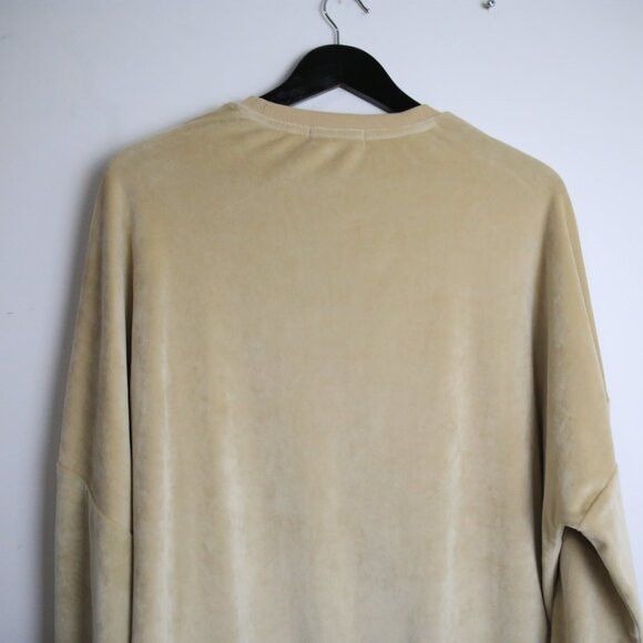 Oak + Fort Oak + Fort Velour/Velvet Oversized Camel Beige Crew Sweater Size S / US 4 / IT 40 - 7 Thumbnail