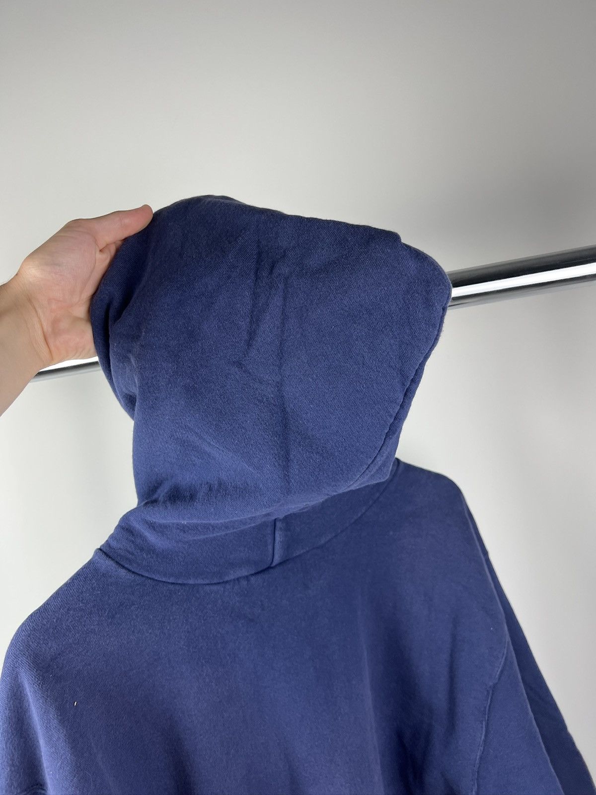 Nike True 90s Vintage Nike Hoodie Faded Blue Made in USA Size US M / EU 48-50 / 2 - 9 Thumbnail