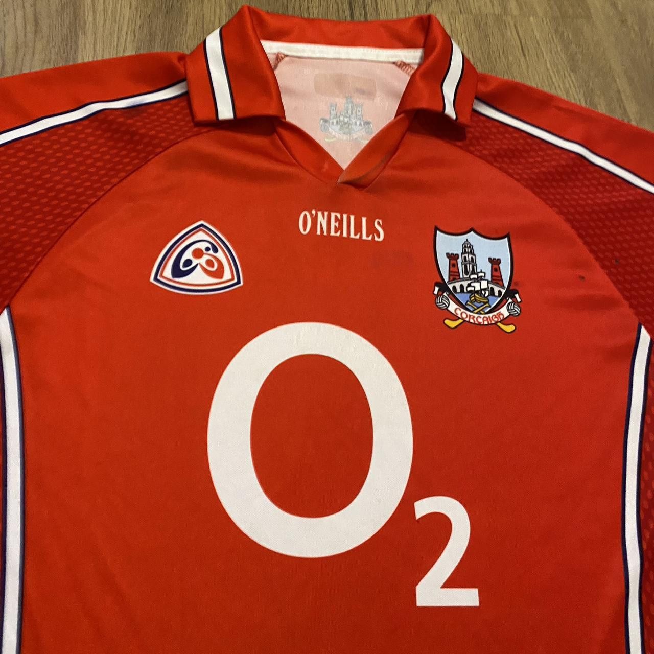 O'Neills Cork Gaa Galeic Football Shirt O2 Ireland Size US L / EU 52-54 / 3 - 3 Thumbnail