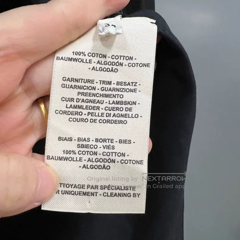 Hermes Hermes Exclusive Black Leather Lamb Fur Coat with Studs Size XXS / US 00 / IT 34 - 3 Thumbnail