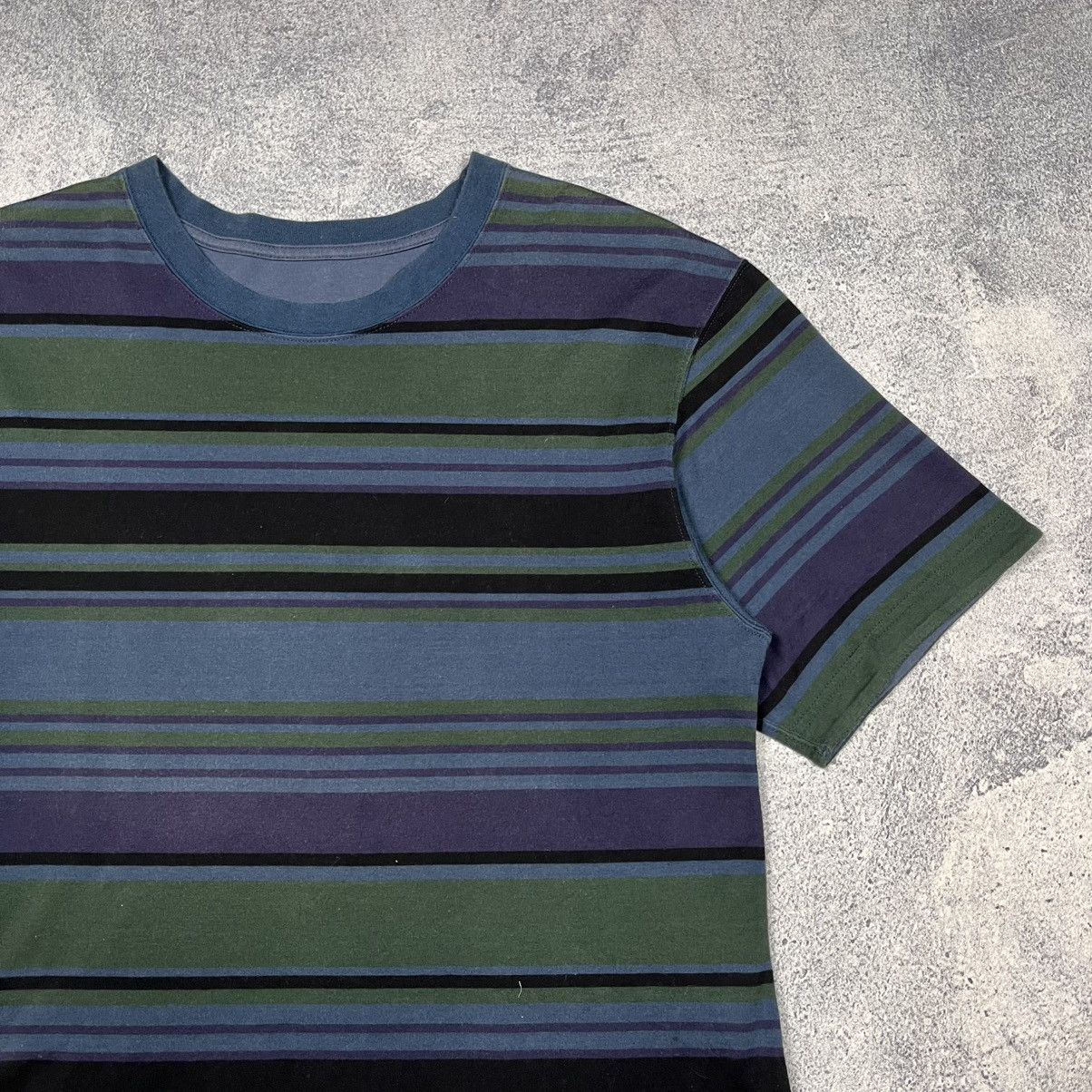 Wtaps WTAPS Reversible Striped Tee Size US L / EU 52-54 / 3 - 2 Thumbnail