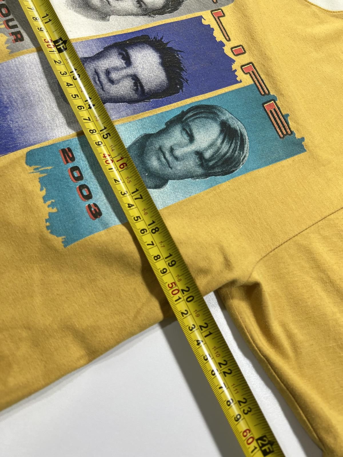Other Westlife 2003 World Tour Vintage Yellow Graphic T-Shirt Size ONE SIZE - 5 Thumbnail