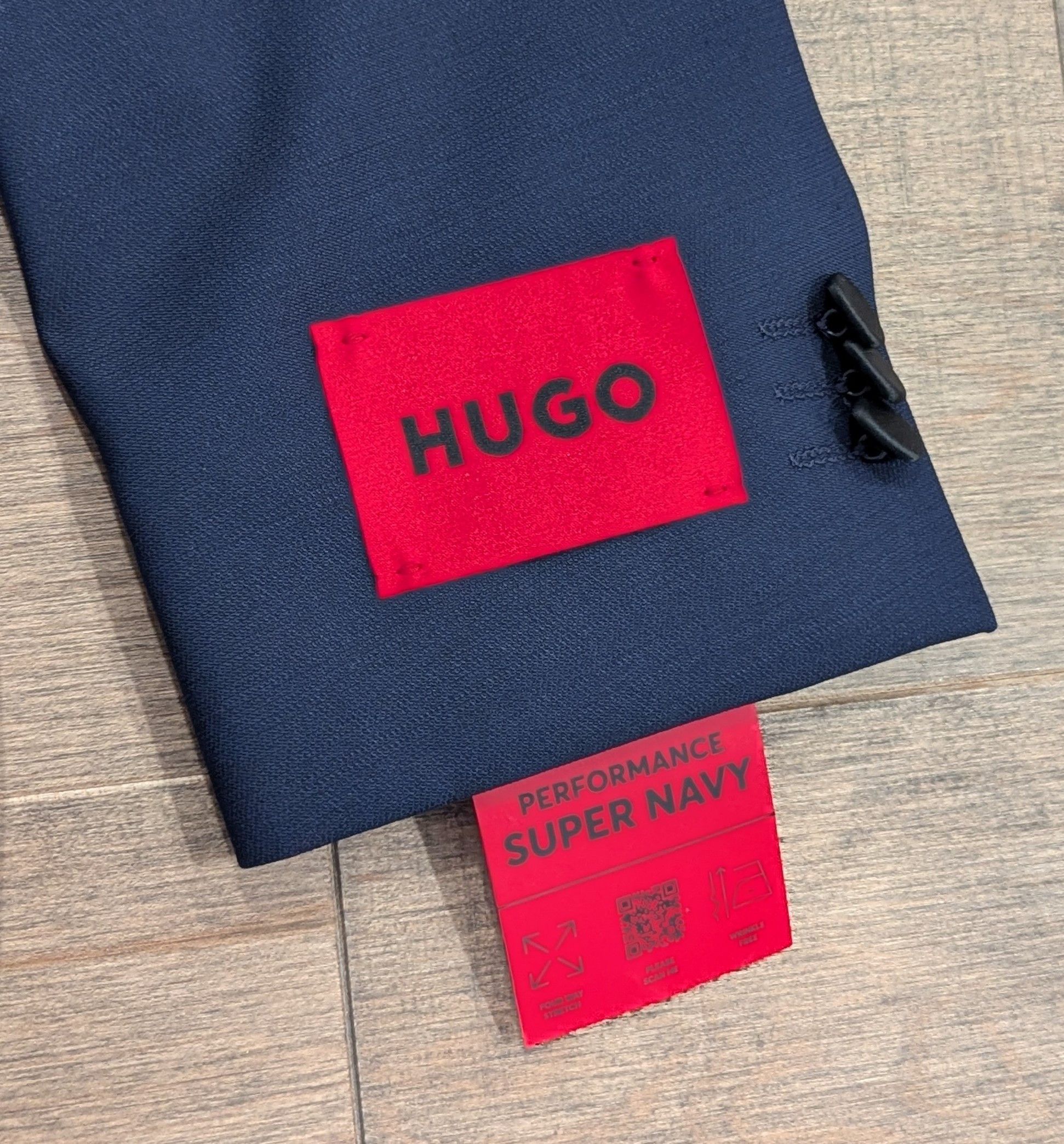 Hugo HUGO Hugo Boss Peak Lapel Stretch Dinner Jacket Blue 38R Size 38R - 4 Thumbnail