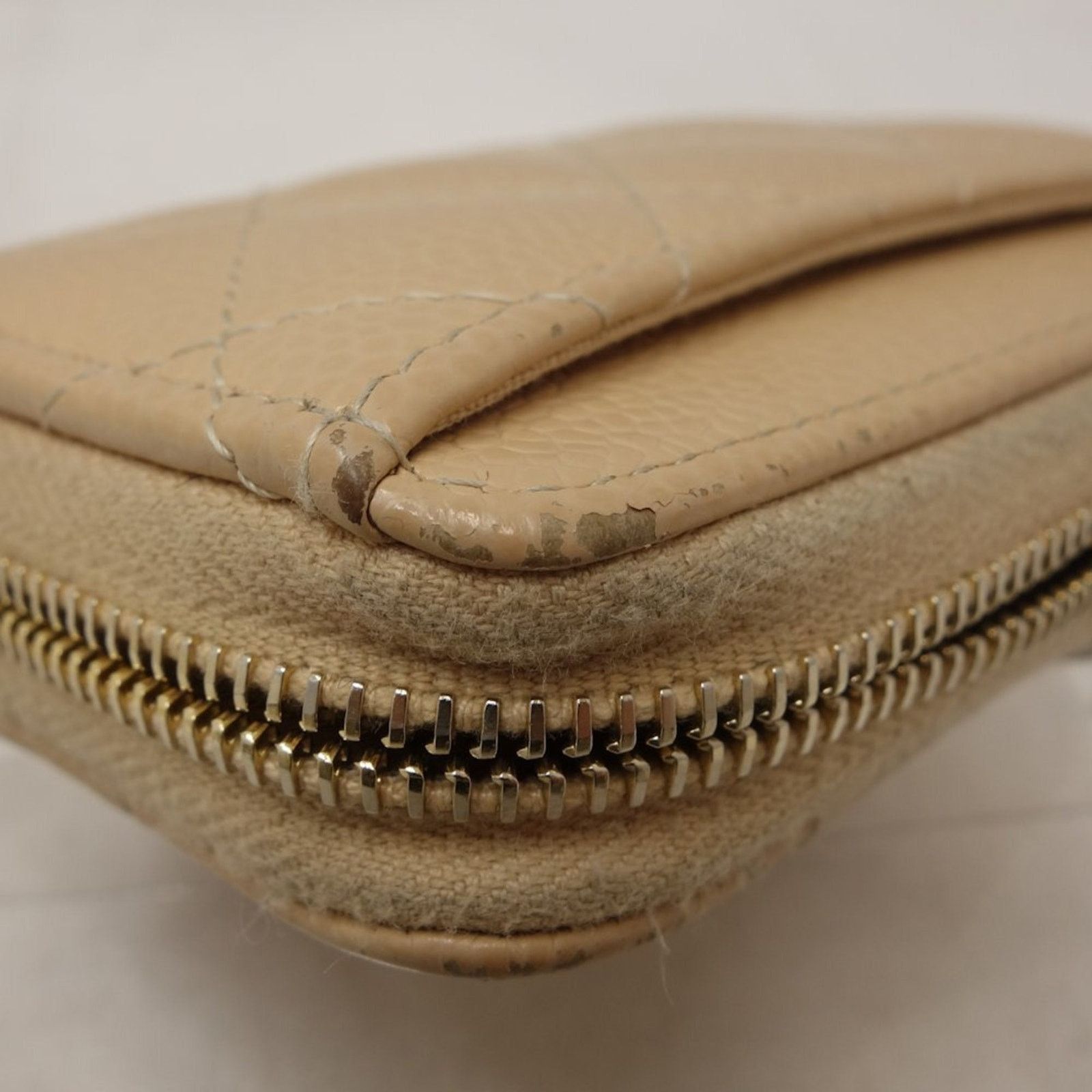 Chanel Brown Leather Wallet