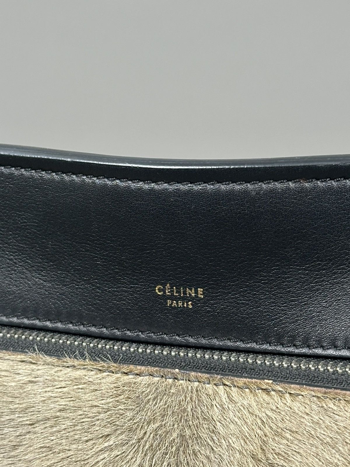Celine Celine - Edge Pony-Style Calfskin Leather - Handle Bag Size ONE SIZE - 11 Thumbnail