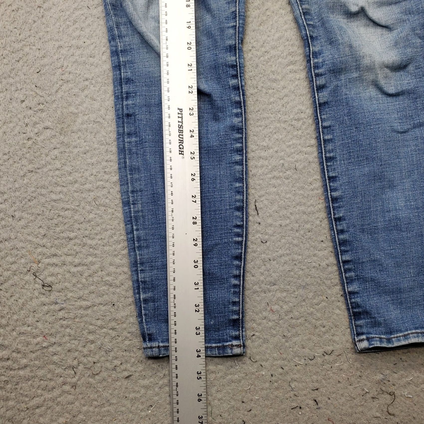 Lucky Brand Lucky Brand Sasha Super Skinny Jeans Jeans Women Size 4 Blue Denim Slim 5-Pocket Inseam 28" Vintage: No Women Size 27" / US 4 / IT 40 - 3 Thumbnail