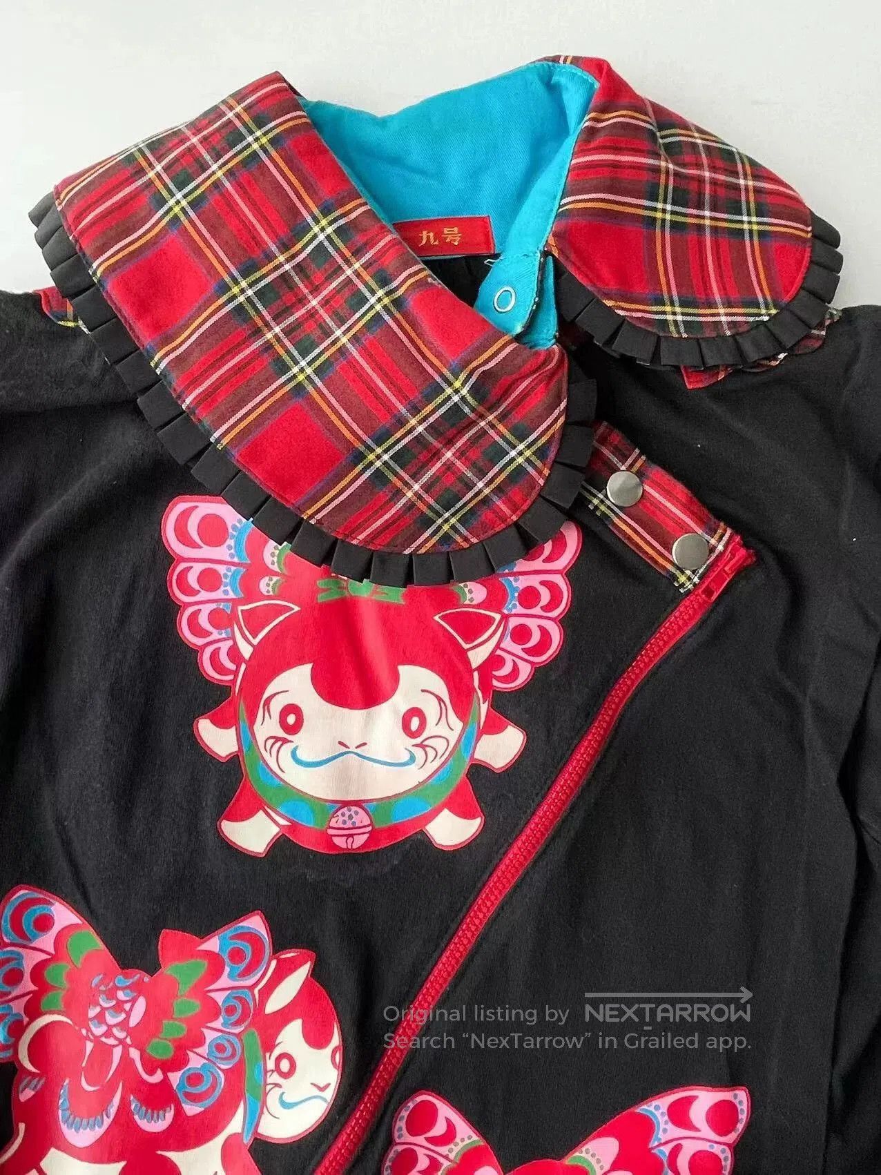 Japanese Brand Takuya Angel Cartoon Collared Jacket. Size M / US 6-8 / IT 42-44 - 5 Thumbnail