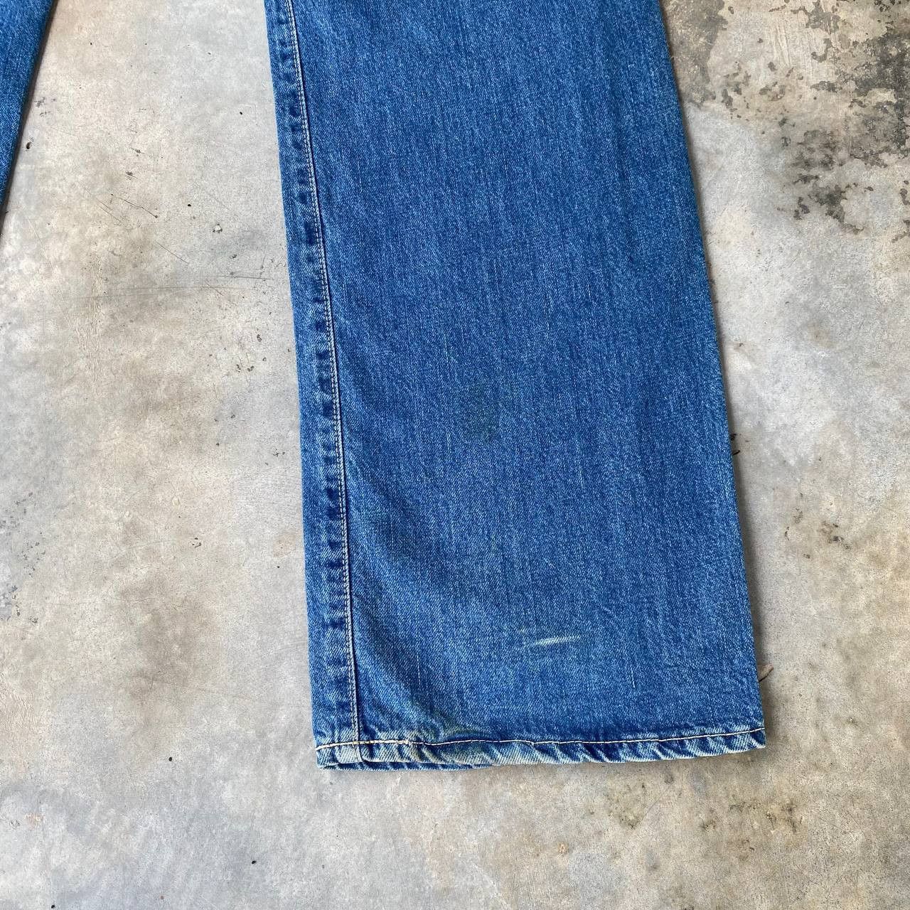 45rpm VINTAGE 90S 45RPM DENIM BLUEWASH STRAIGHT LEG Size US 30 / EU 46 - 14 Thumbnail