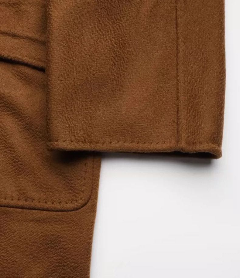 Max Mara Max Mara Coat lilia, caramel, 100 pure cashmere water ripp Size S / US 4 / IT 40 - 7 Thumbnail