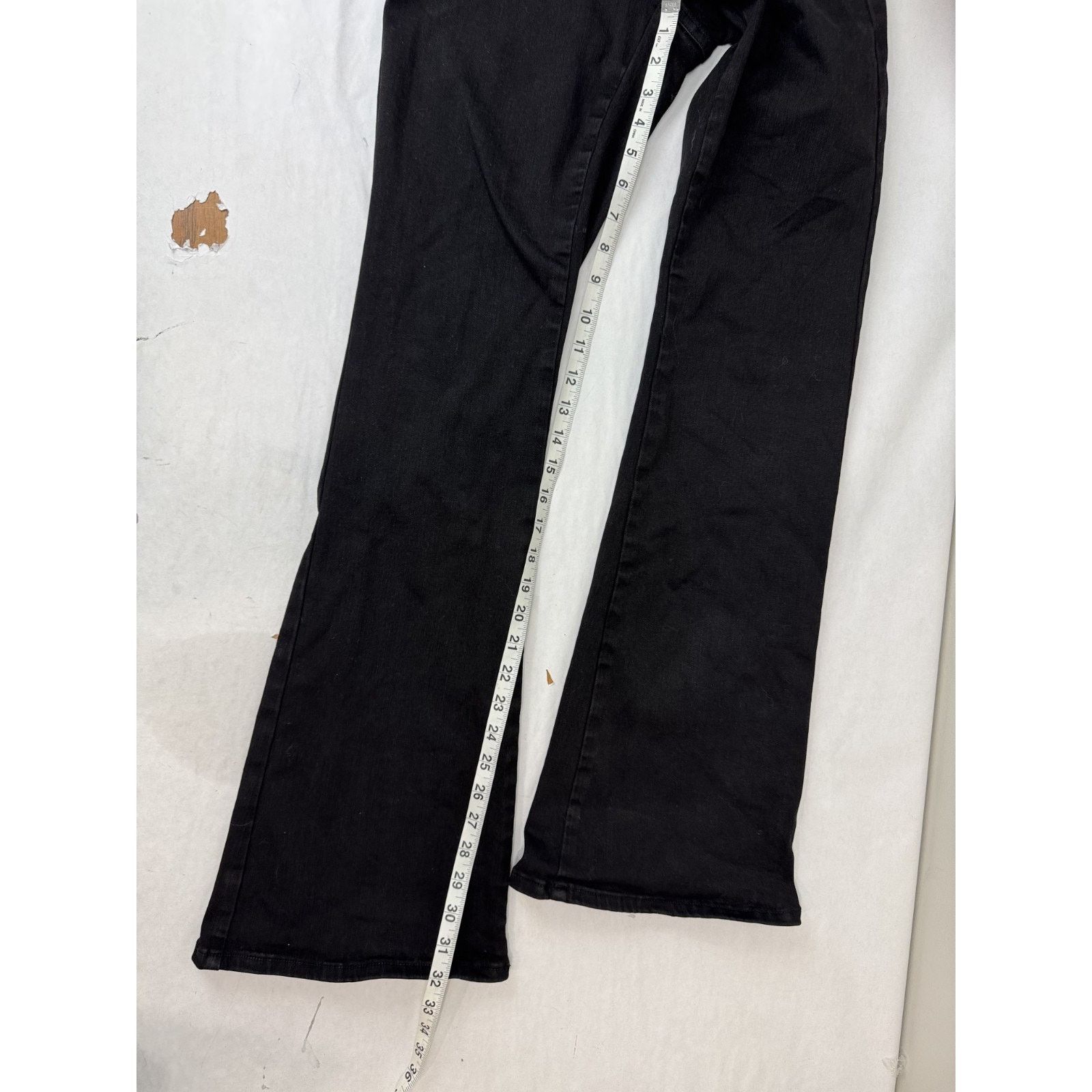 Other Universal Standard Mid-Rise Flare Jeans Black Wide Grunge Size 30" / US 8 / IT 44 - 6 Thumbnail