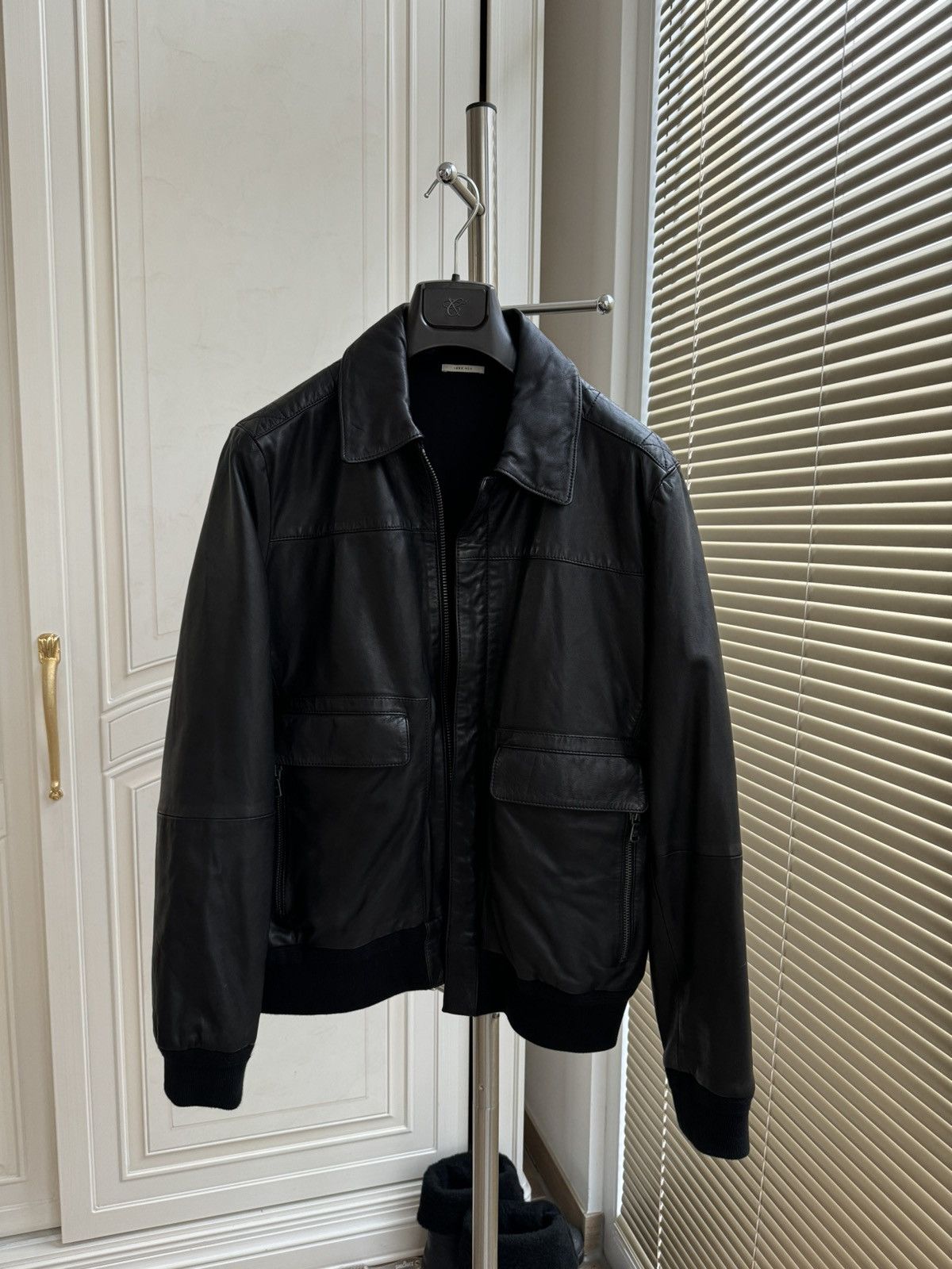 IKKS IKKS Leather Jacket Size US XL / EU 56 / 4 - 2 Thumbnail