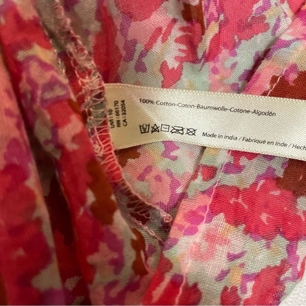 Free People NWT New $108 Free People Talia Tiered Pink Floral Tank Mini Size M / US 6-8 / IT 42-44 - 8 Thumbnail