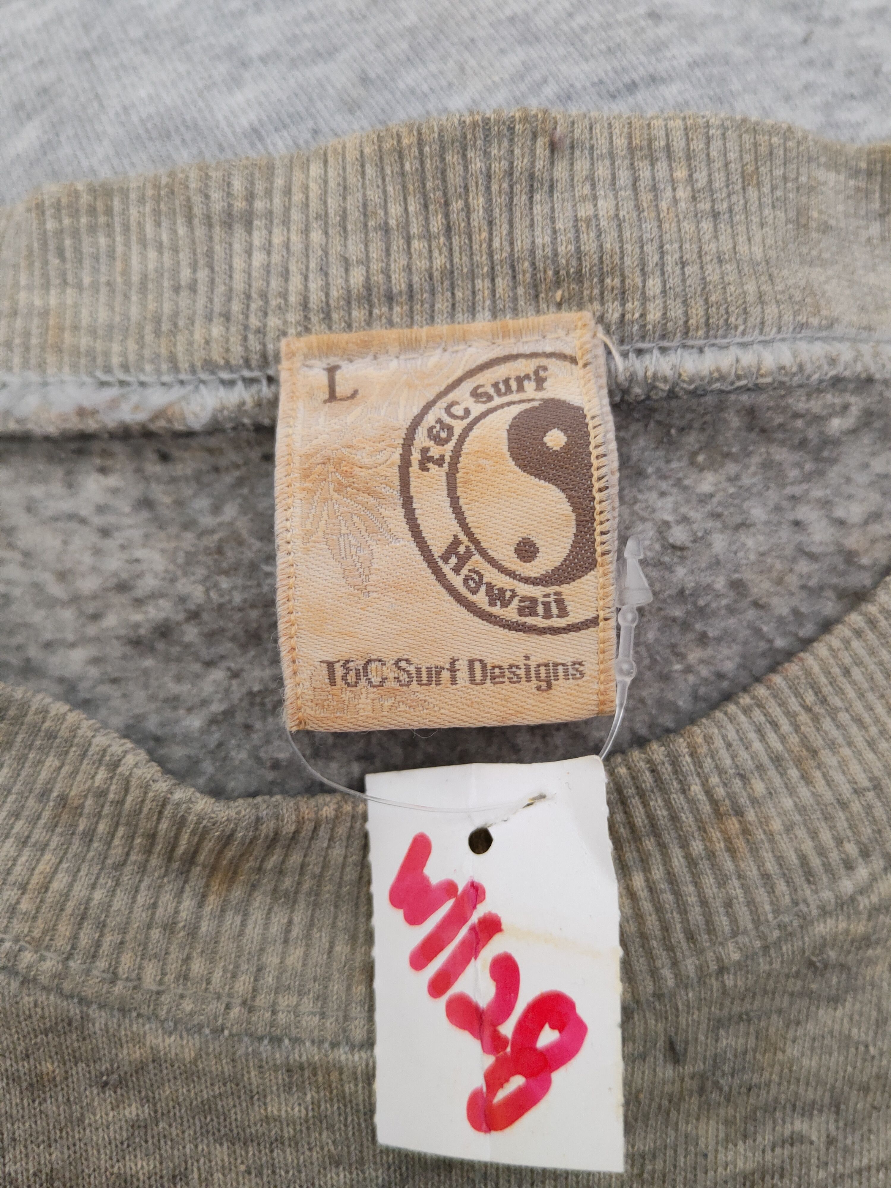 Japanese Brand T&C Surf Designs Gray Hawaii Sweatshirts #W1128 Size US L / EU 52-54 / 3 - 12 Thumbnail