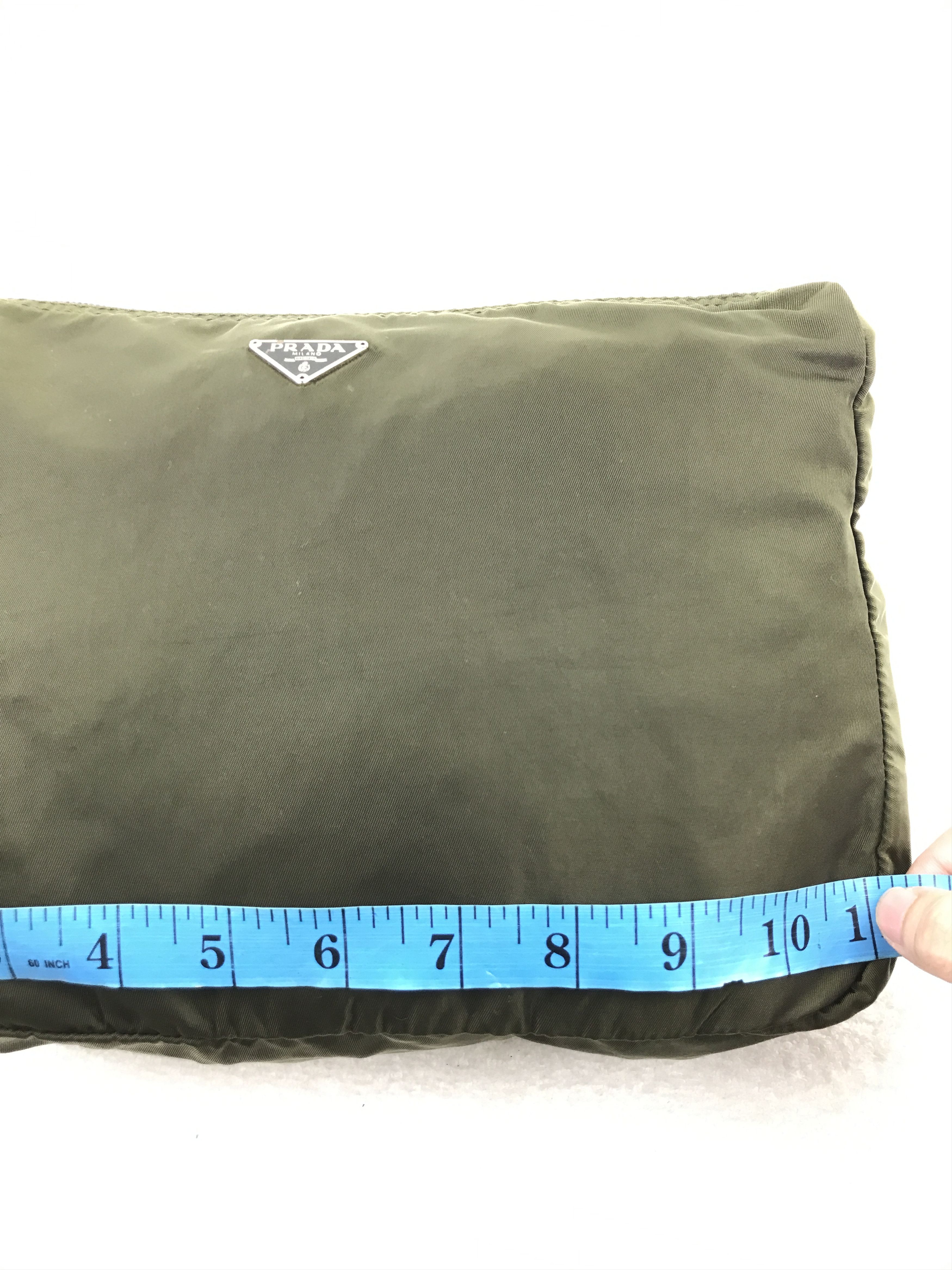 Prada × Vintage Vintage Prada Nylon Clutch Bag Size ONE SIZE - 7 Thumbnail