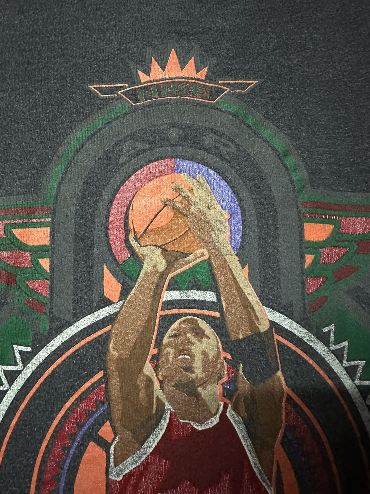 Vintage 90s NBA Nike Air Jordan Sun Faded Tee