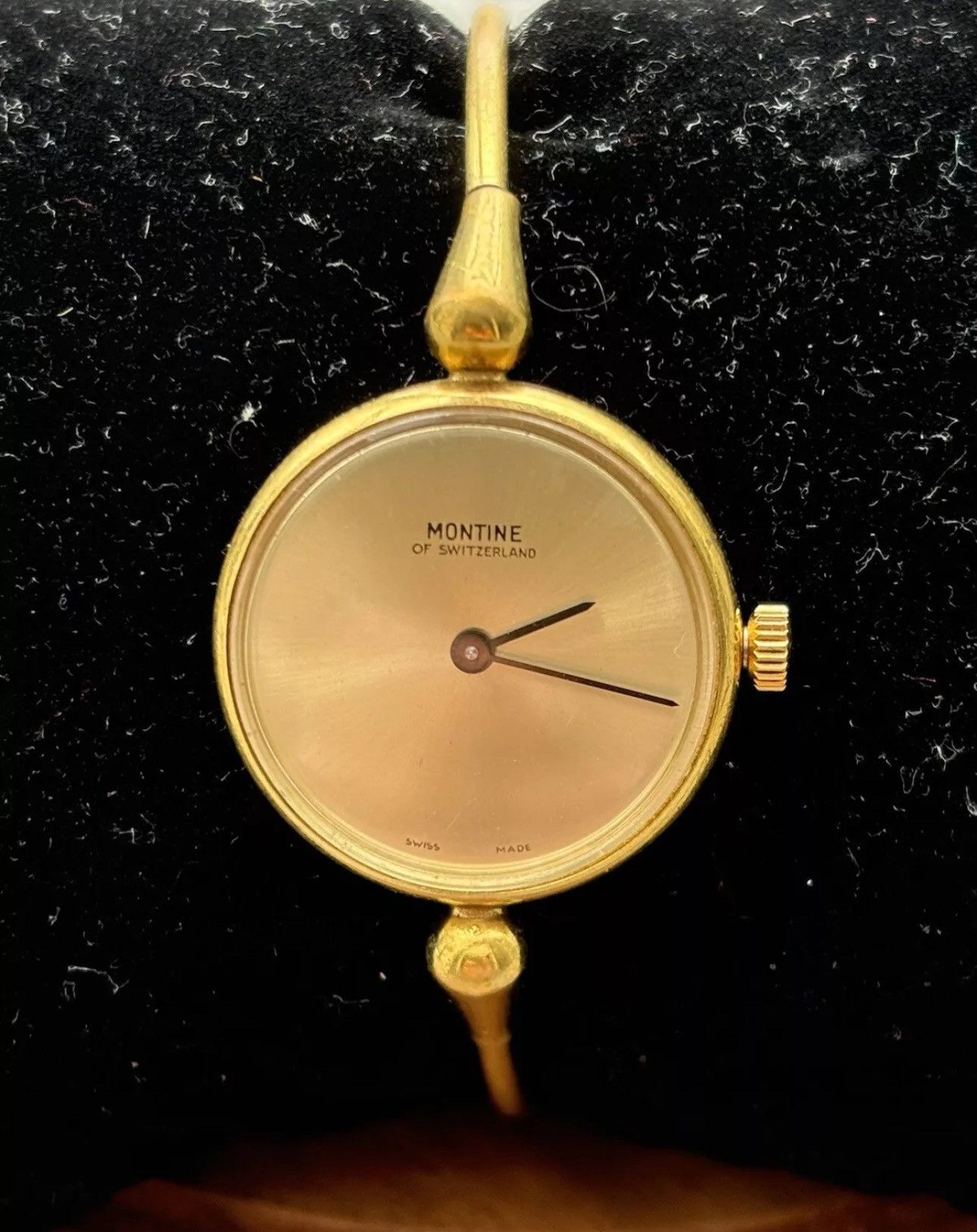 Vintage Vntg 1970s Montine Of Switzerland Gold Plate Size ONE SIZE - 3 Thumbnail