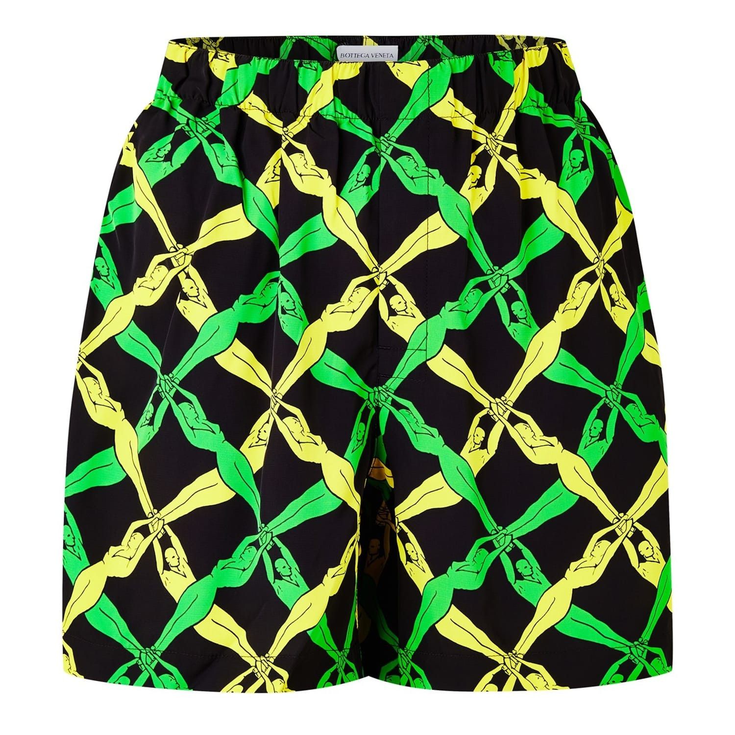 Bottega Veneta Bottega Veneta Fantasia Casual Shorts in Multi Size 34" / US 12 / IT 48 - 1 Thumbnail
