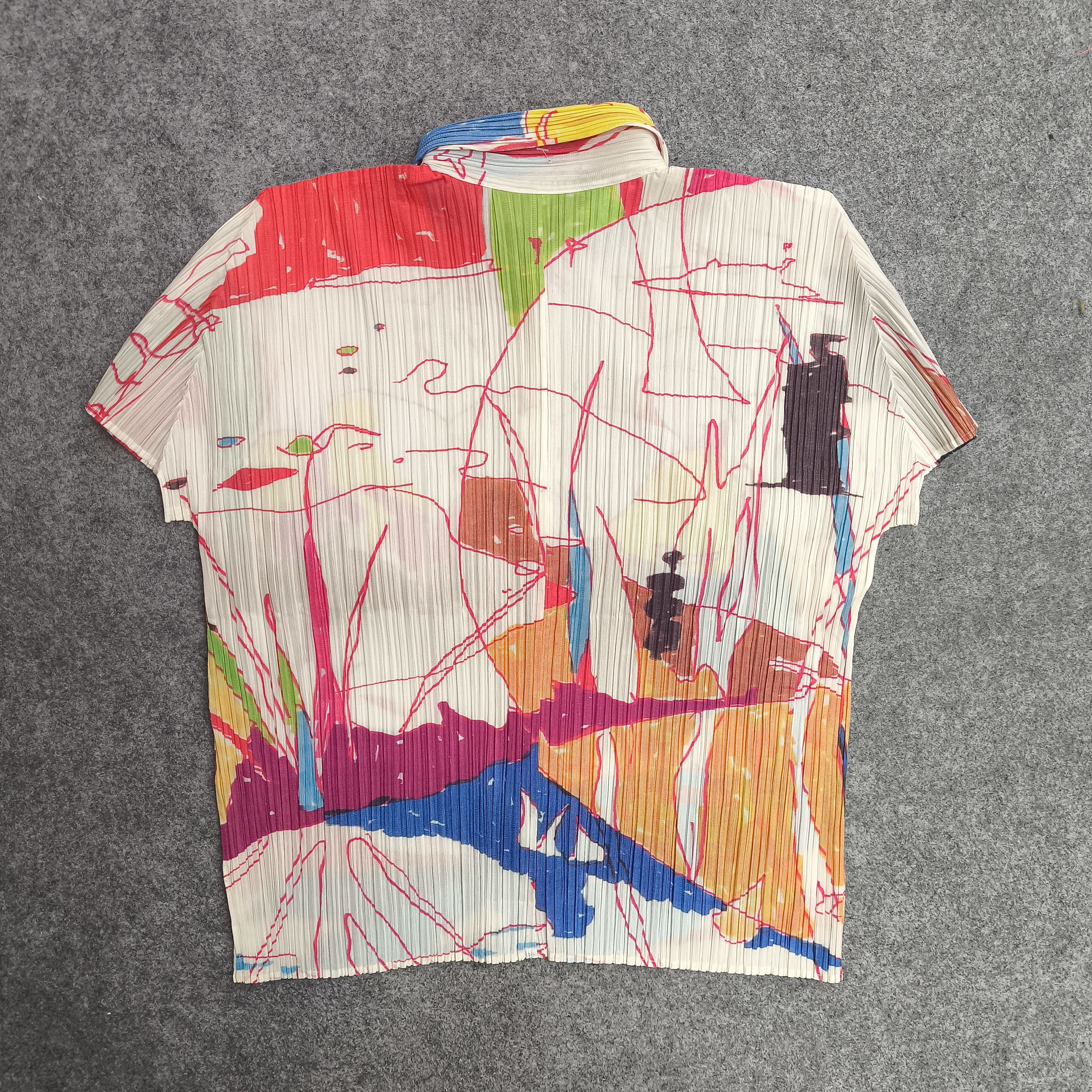 Pleats Please Issey Miyake Rare pleats please Issey Miyake art Size L / US 10 / IT 46 - 2 Thumbnail