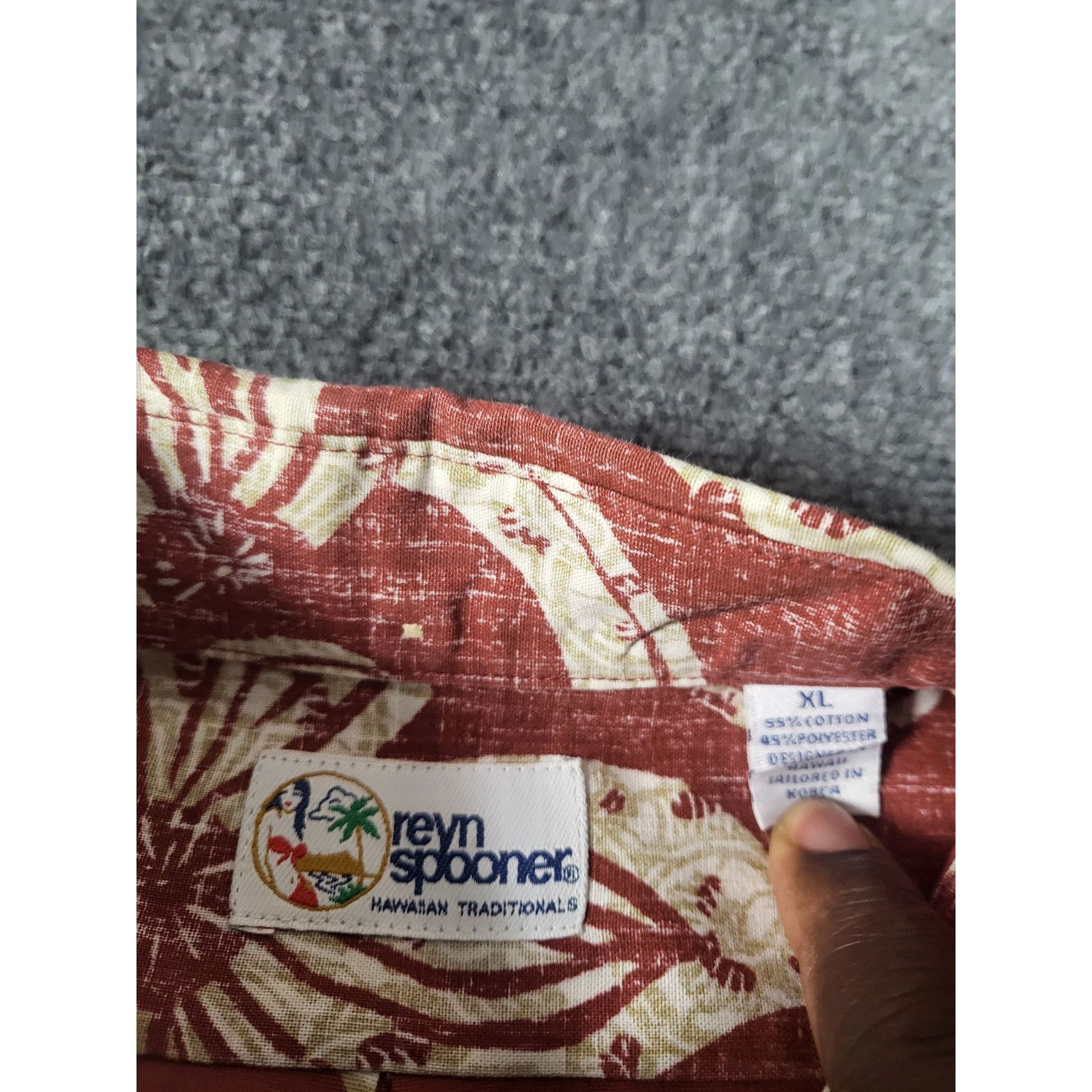 Reyn Spooner Reyn Spooner Hawaiian Traditionals Button Up Shirt Men Sz XL Size US XL / EU 56 / 4 - 8 Thumbnail