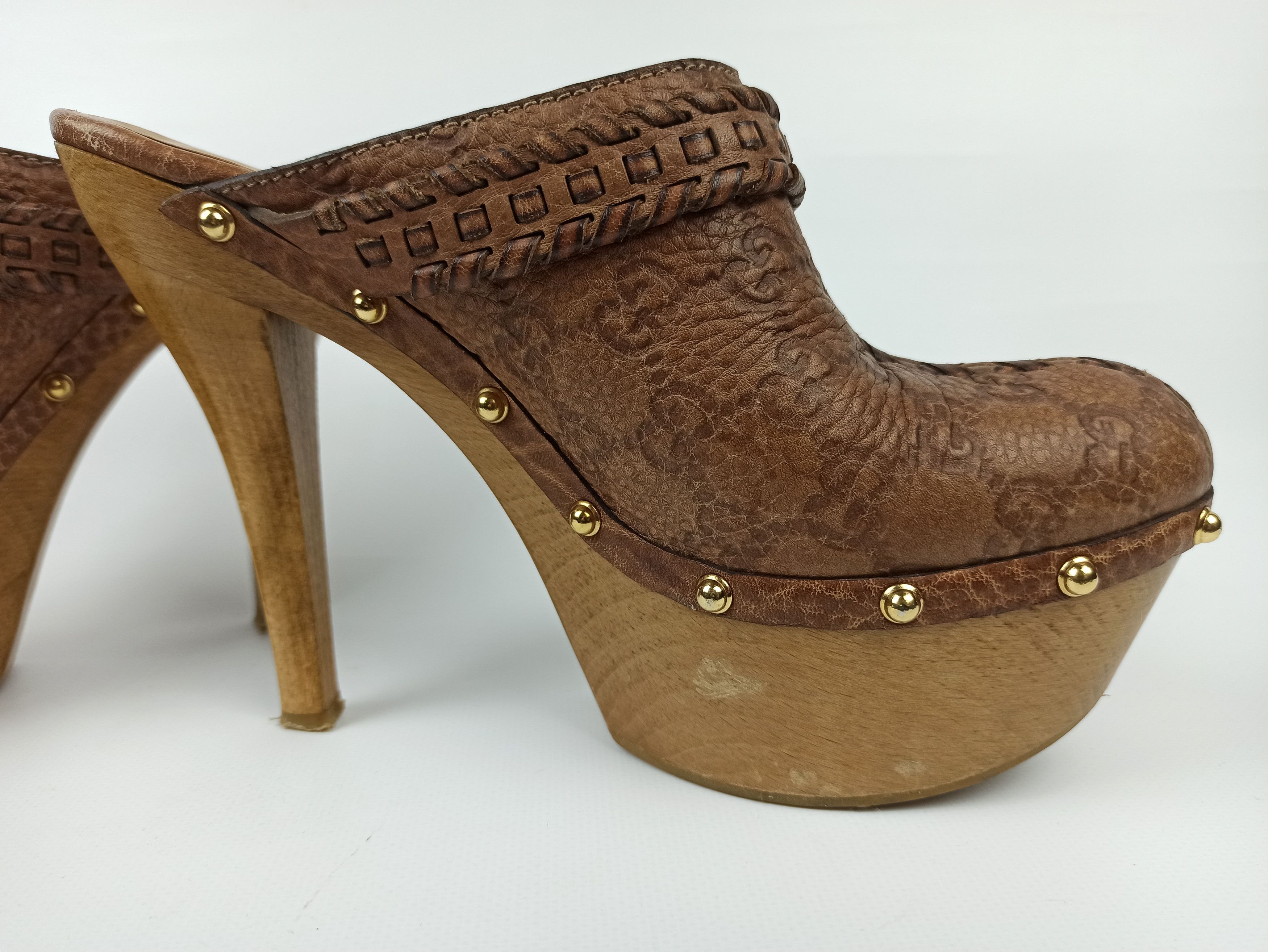 Gucci Gucci High Heels Leather Shoes Size US 10 / IT 40 - 6 Thumbnail