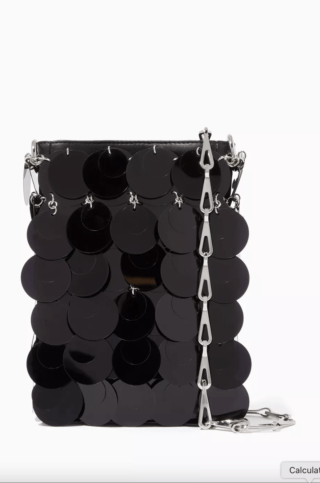 Paco Rabanne Paco Rabanne Mini Sequined Chain-link Crossbody bag Size ONE SIZE - 2 Thumbnail
