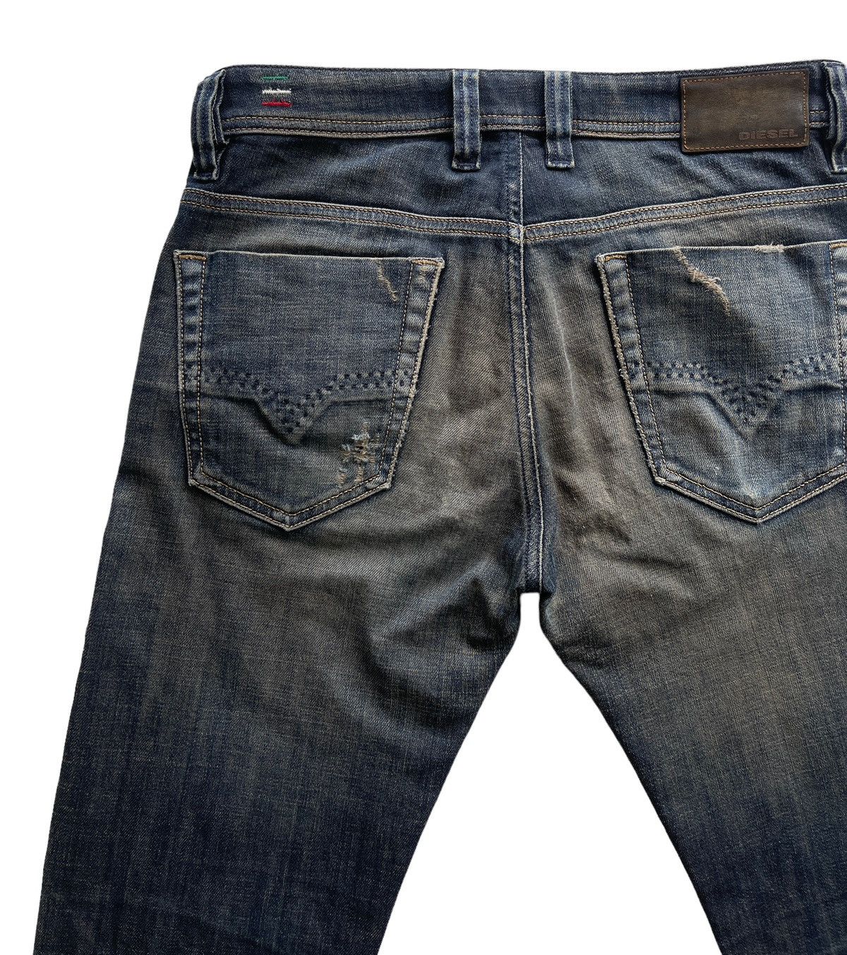 Diesel 2011 Diesel Dirty Newage Distressed Denim Size US 30 / EU 46 - 7 Thumbnail