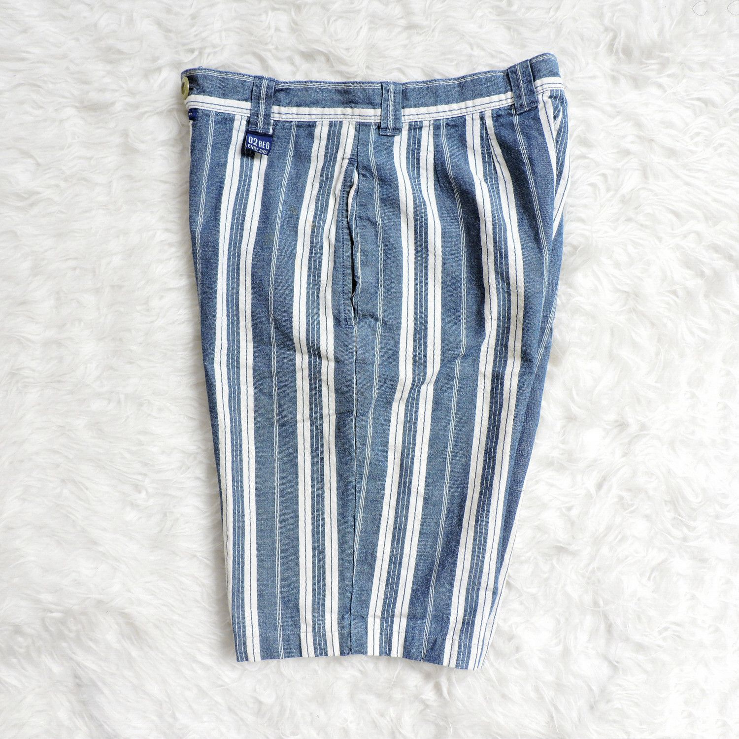Nigel Cabourn NIGEL CABOURN STRIPED SHORT PANTS Size US 30 / EU 46 - 3 Thumbnail