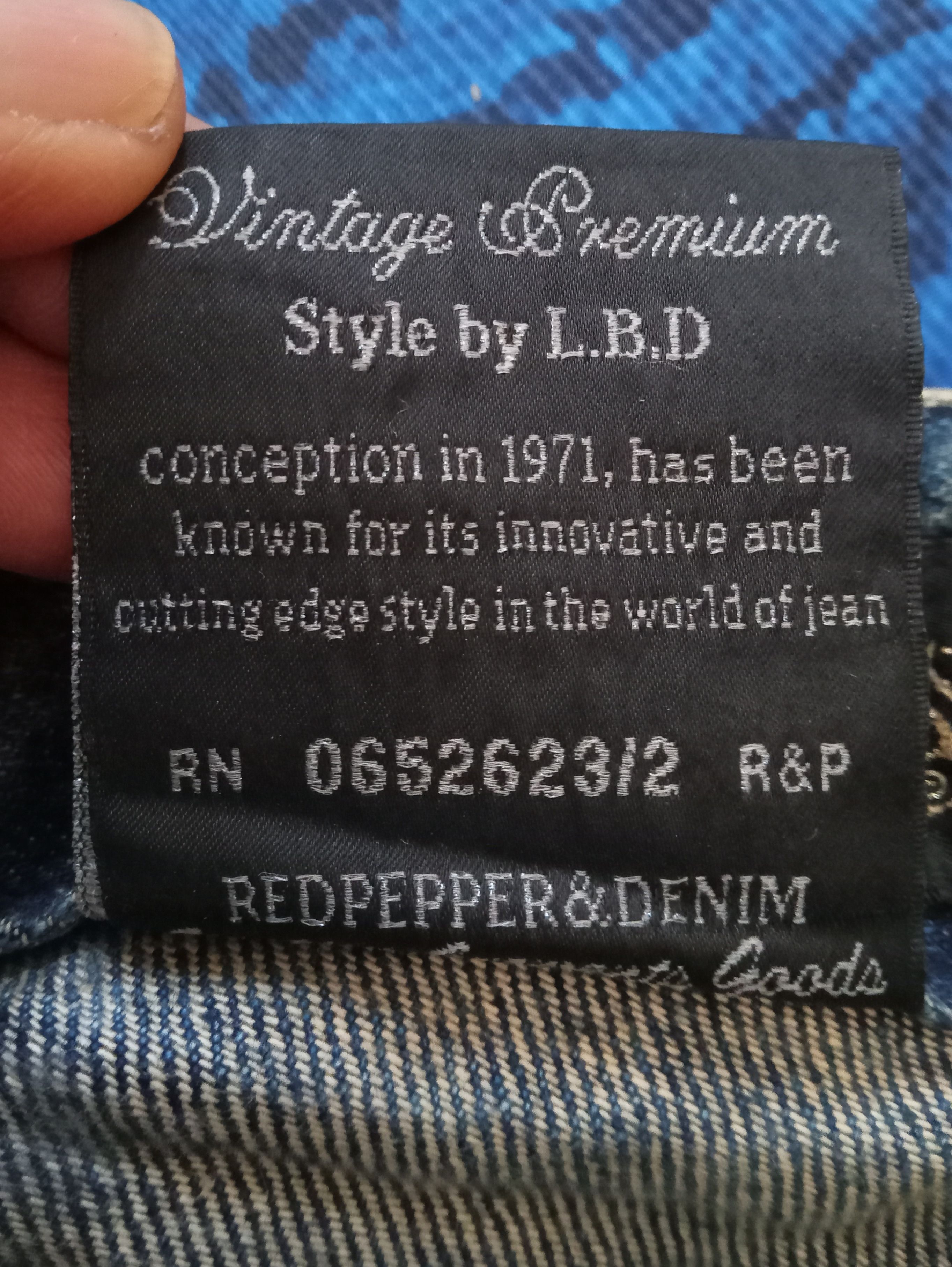 Japanese Brand Red Pepper Rare Design Jeans Size US 33 - 4 Thumbnail