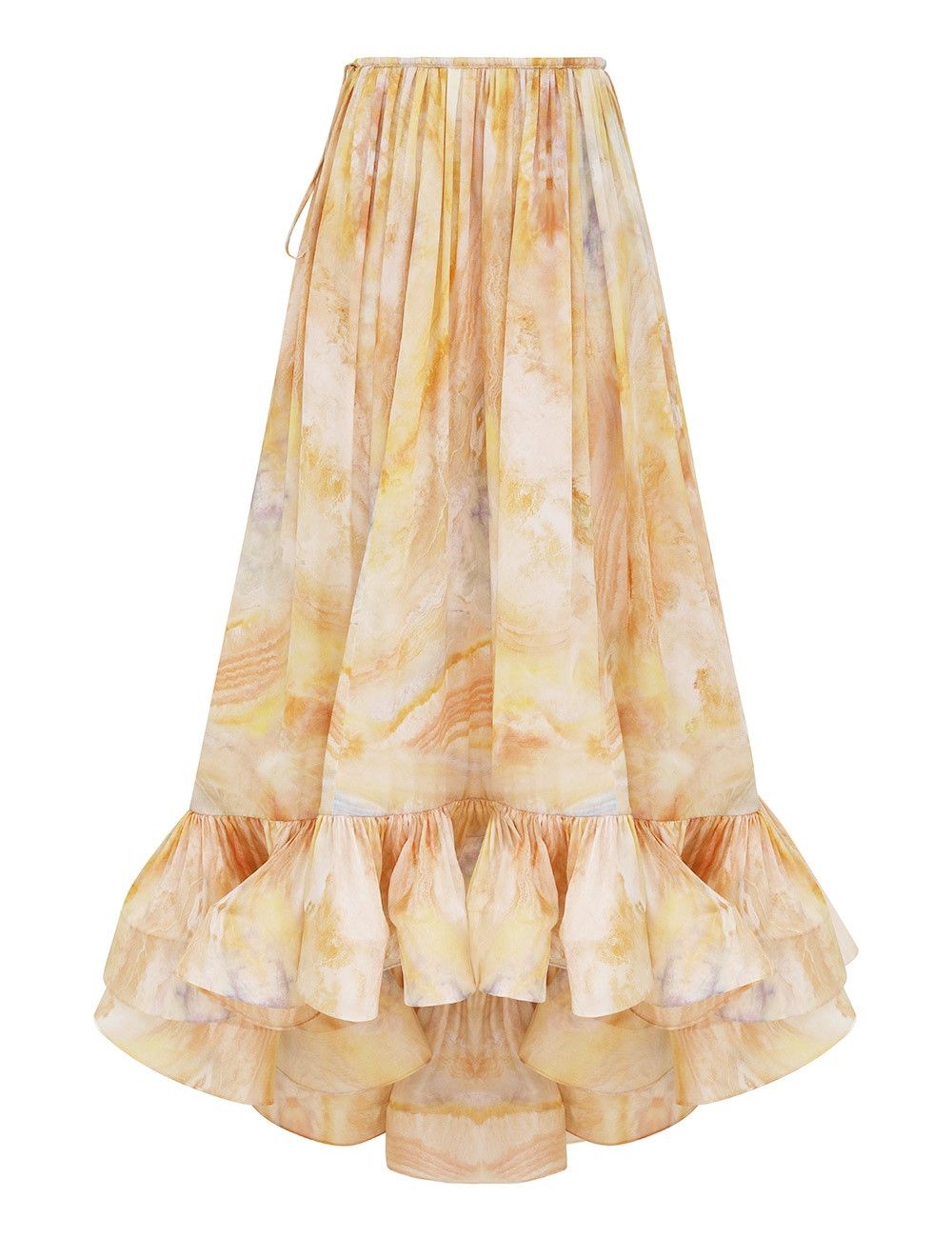 Zimmermann oc11z0226 Balance Flounce Maxi Skirt In Multicolor Size 28" / US 6 / IT 42 - 1 Thumbnail