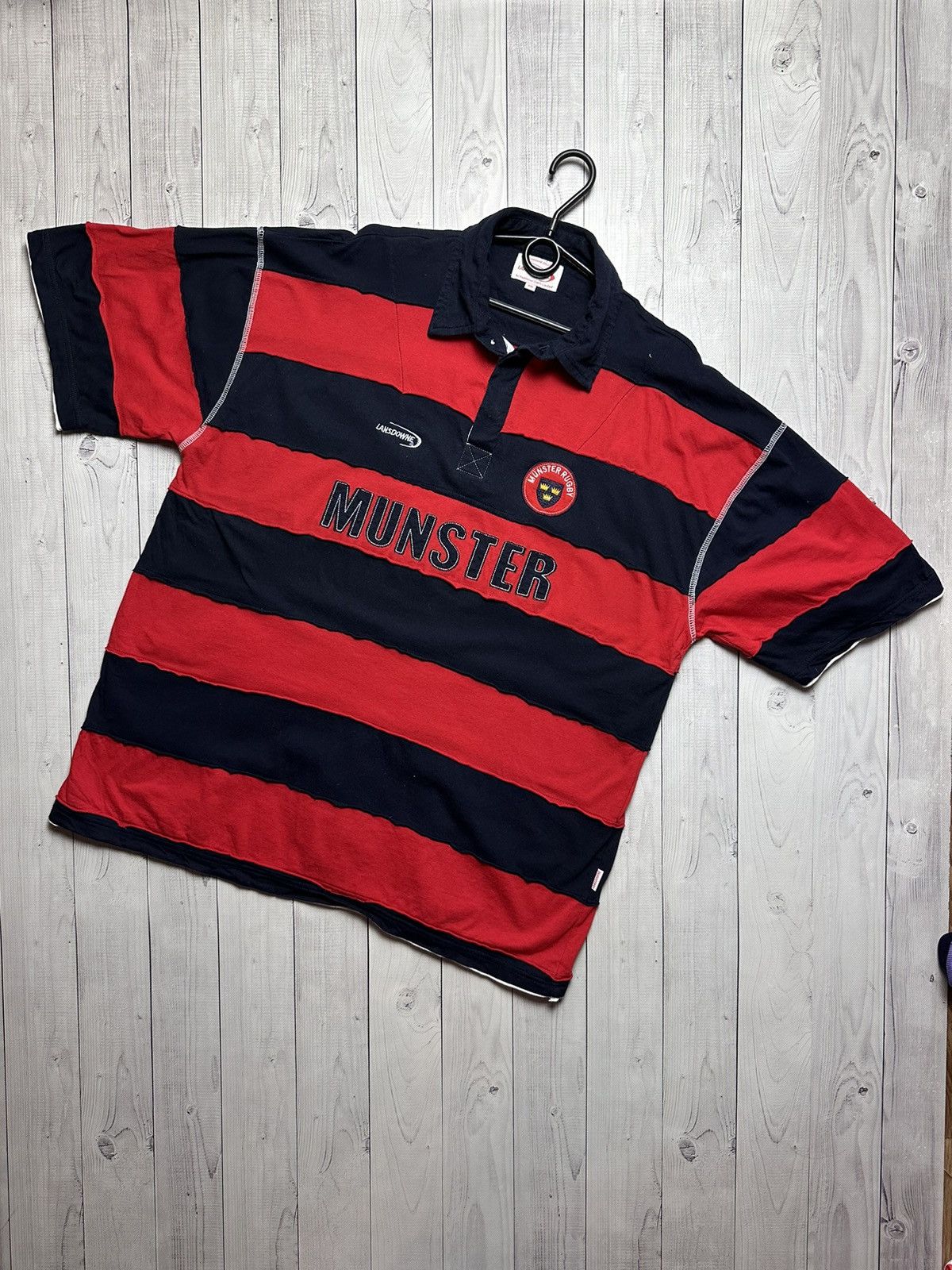 Vintage Vintage Munster rugby jersey size XXL striped Size US XXL / EU 58 / 5 - 1 Thumbnail