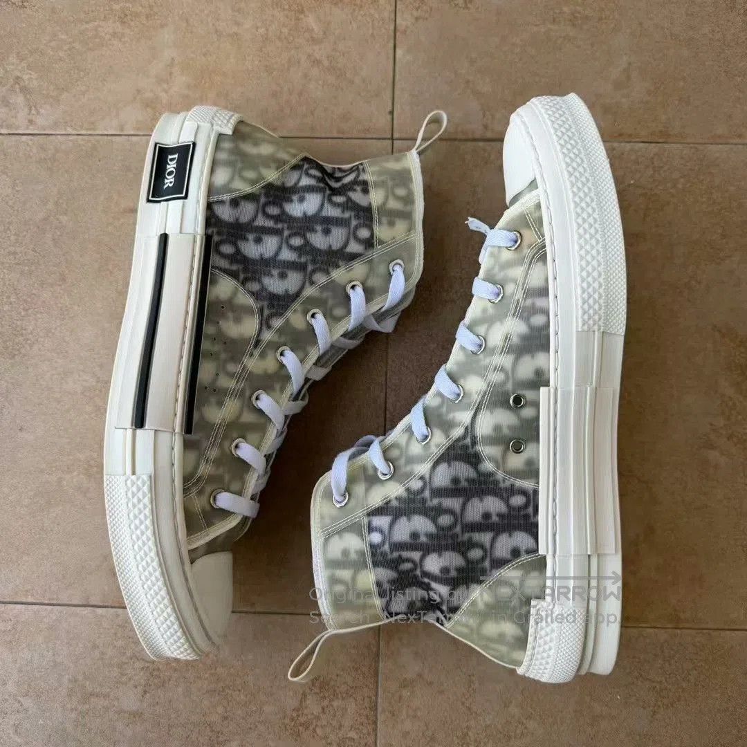 Dior dior b23 high-top sneakers in gray. Size US 10 / EU 43 - 3 Thumbnail