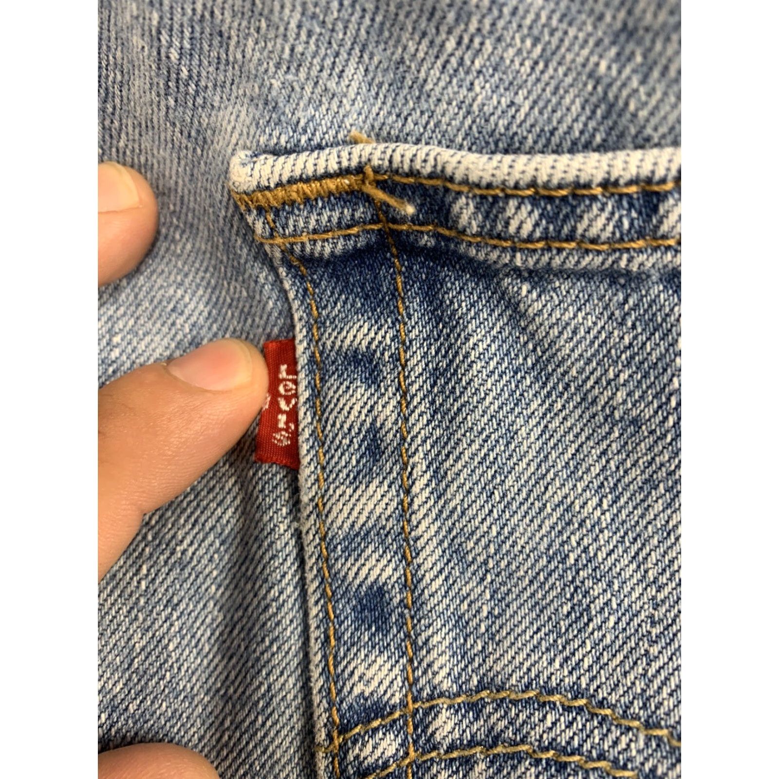 Levi's LEVIS 550 RELAXED FIT MEN'S DENIM JEANS SIZE 36x30 BLUE RED TAB #354 Jeans Men 36 30 Straight Cotton Denim Vintage No Size US 36 / EU 52 - 6 Thumbnail