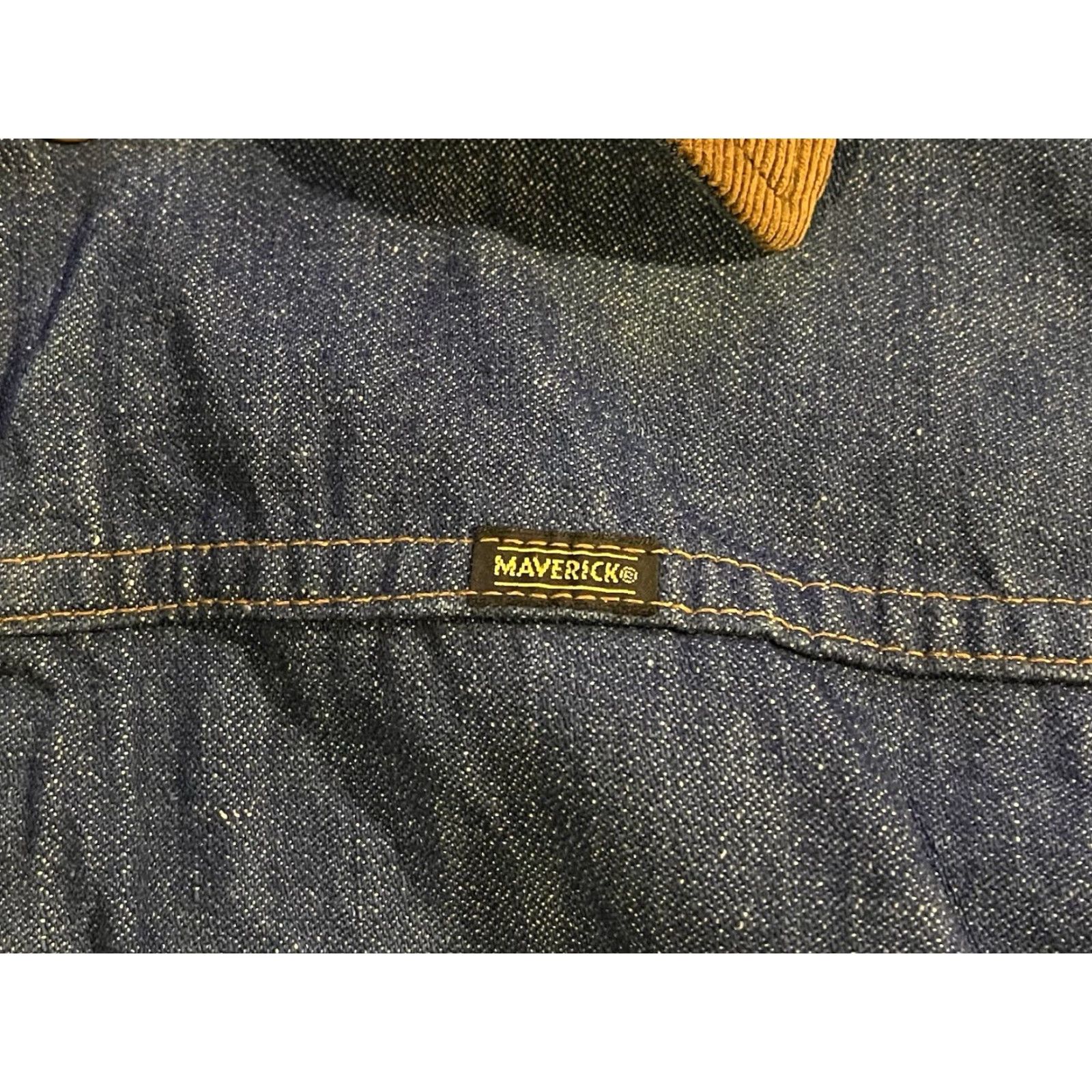 Vintage VINTAGE Blue Bell Maverick Denim Jacket Mens 36 Blue Sherpa Lined Bowling 70s Jacket Size US XXS / EU 40 - 4 Thumbnail