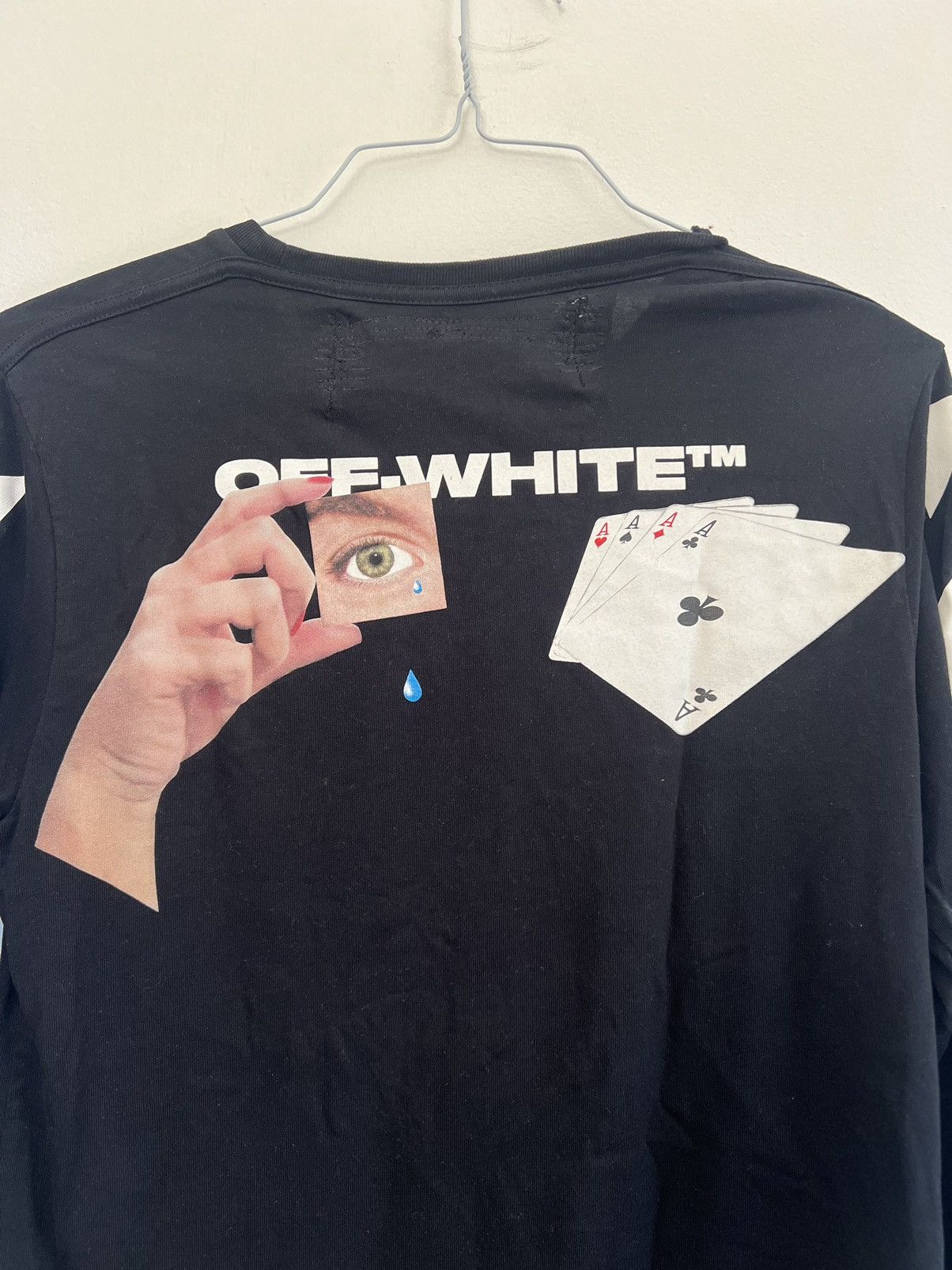 Off-White Off white Hand Card Long Sleeve TEE Size US S / EU 44-46 / 1 - 8 Thumbnail