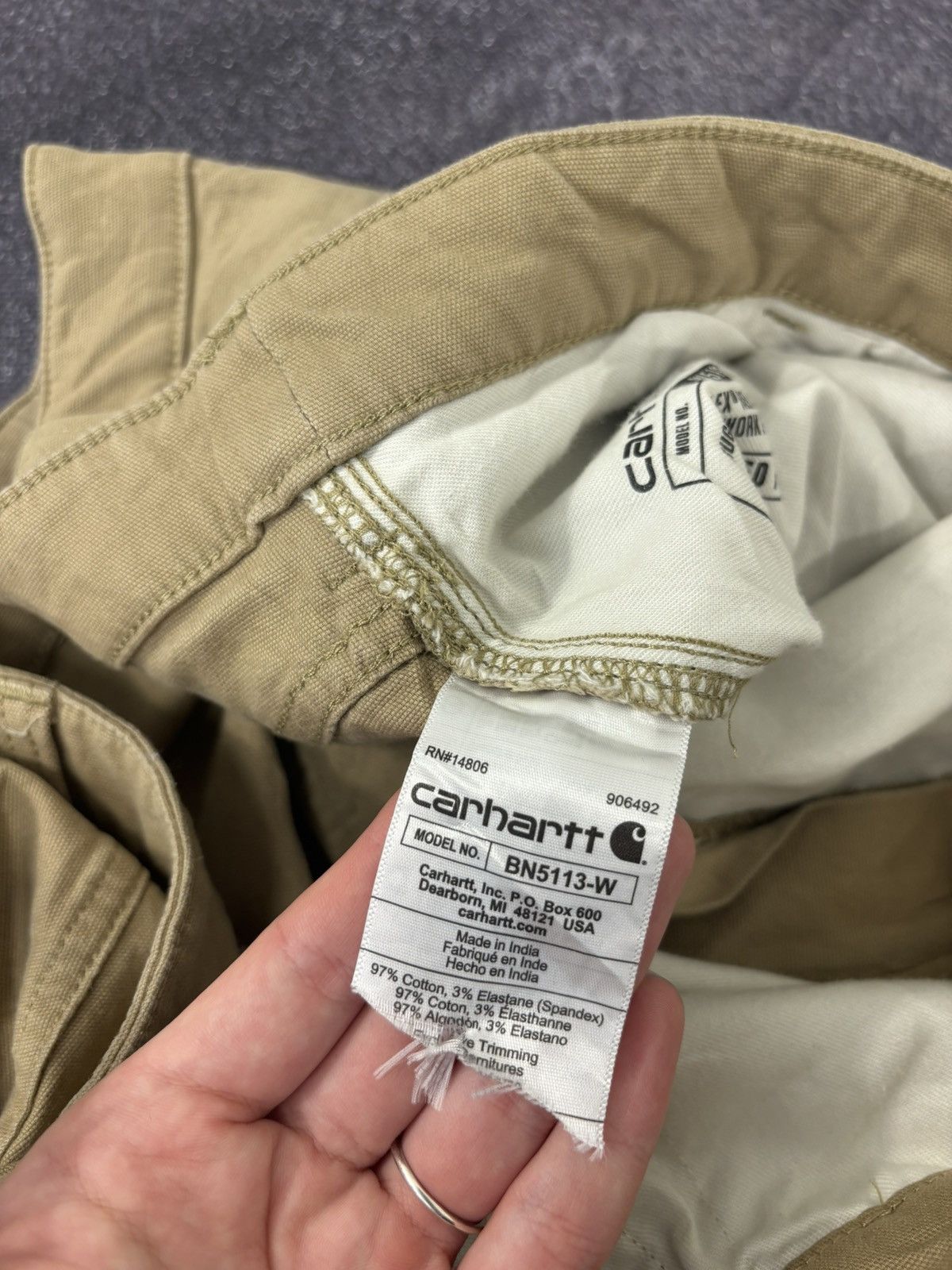 Carhartt Vintage Carhartt Rugged Flex Relaxed Fit Canvas Work Pants Size US 44 / EU 60 - 20 Thumbnail