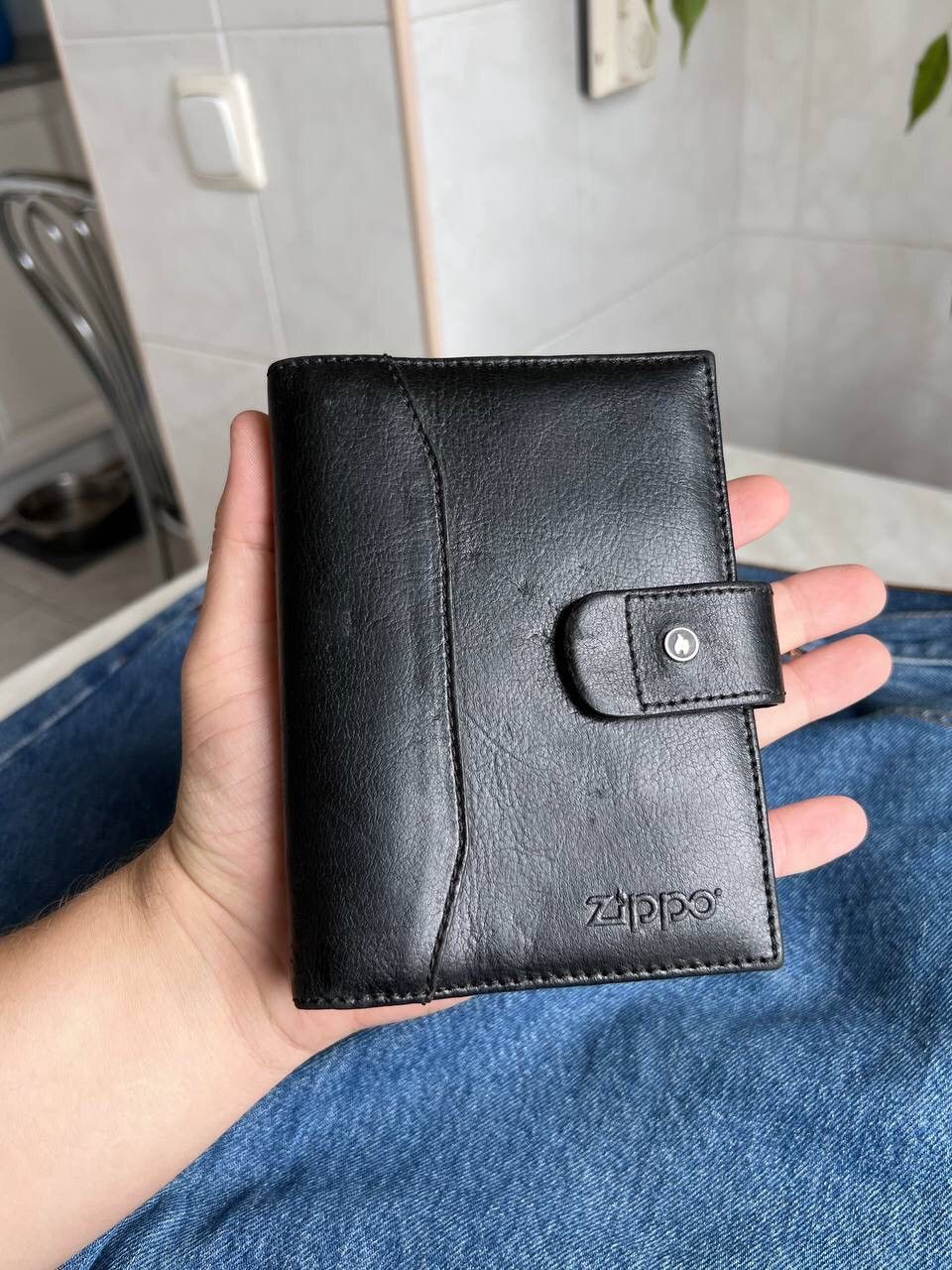 Genuine Leather × Zippo Vintage Zippo lighter brand Leather Wallet Case for lighter Size ONE SIZE - 9 Thumbnail